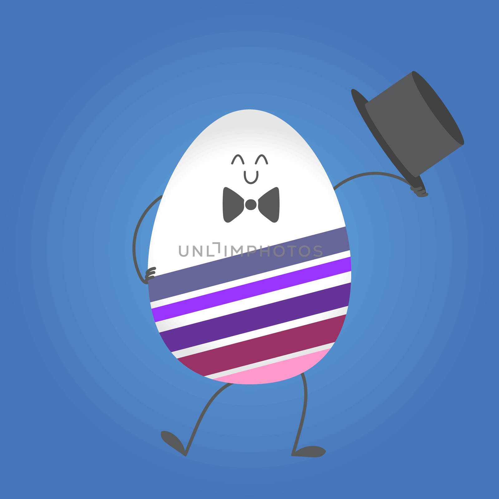 Happy easter, vector happy eggs in eps