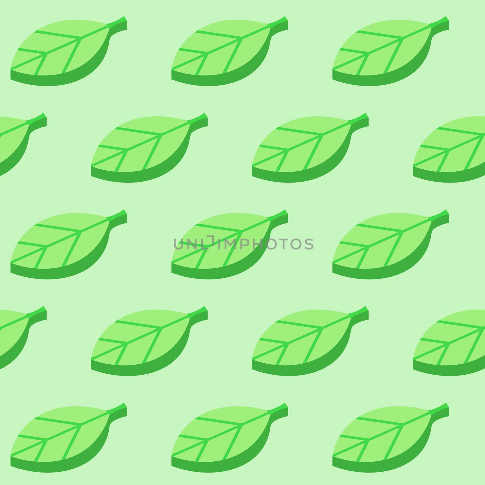 Vector background from green leaves, ecology background