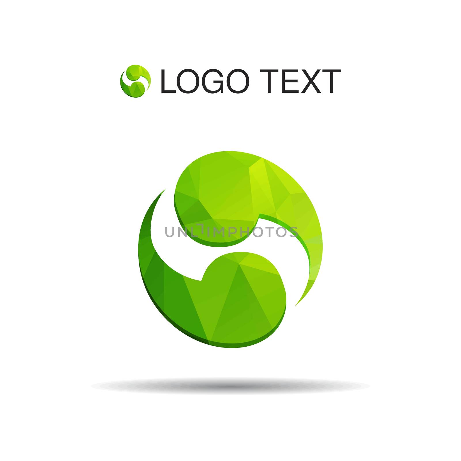 Vector balance icon or logo, Yin and yang