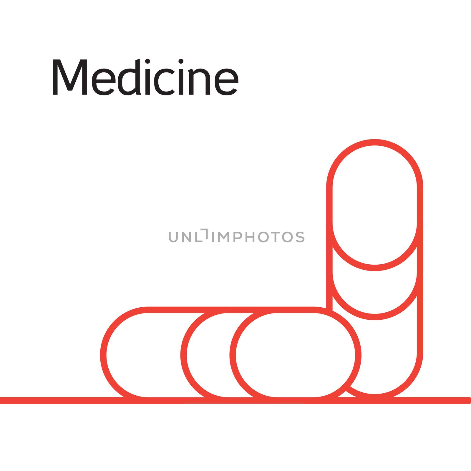Medicine aid logo, pill and health icon. Vector