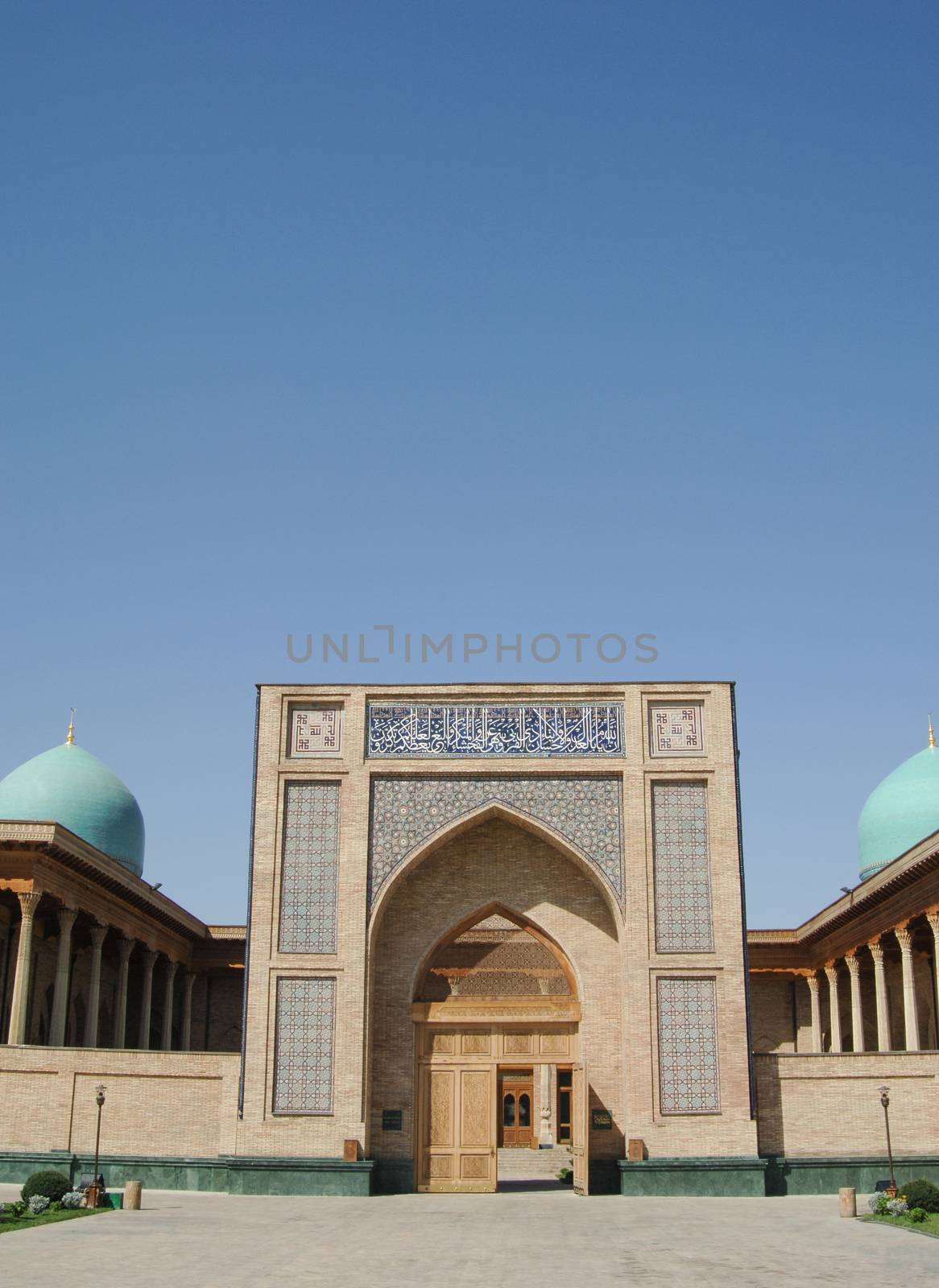 External review of restored architecture of ancient buildings in Tashkent, Uzbekistan