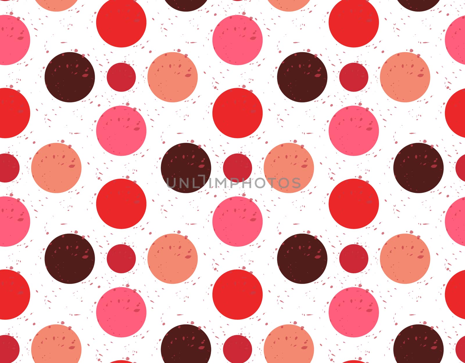 Grunge colorful abstract geometric seamless pattern. Vector