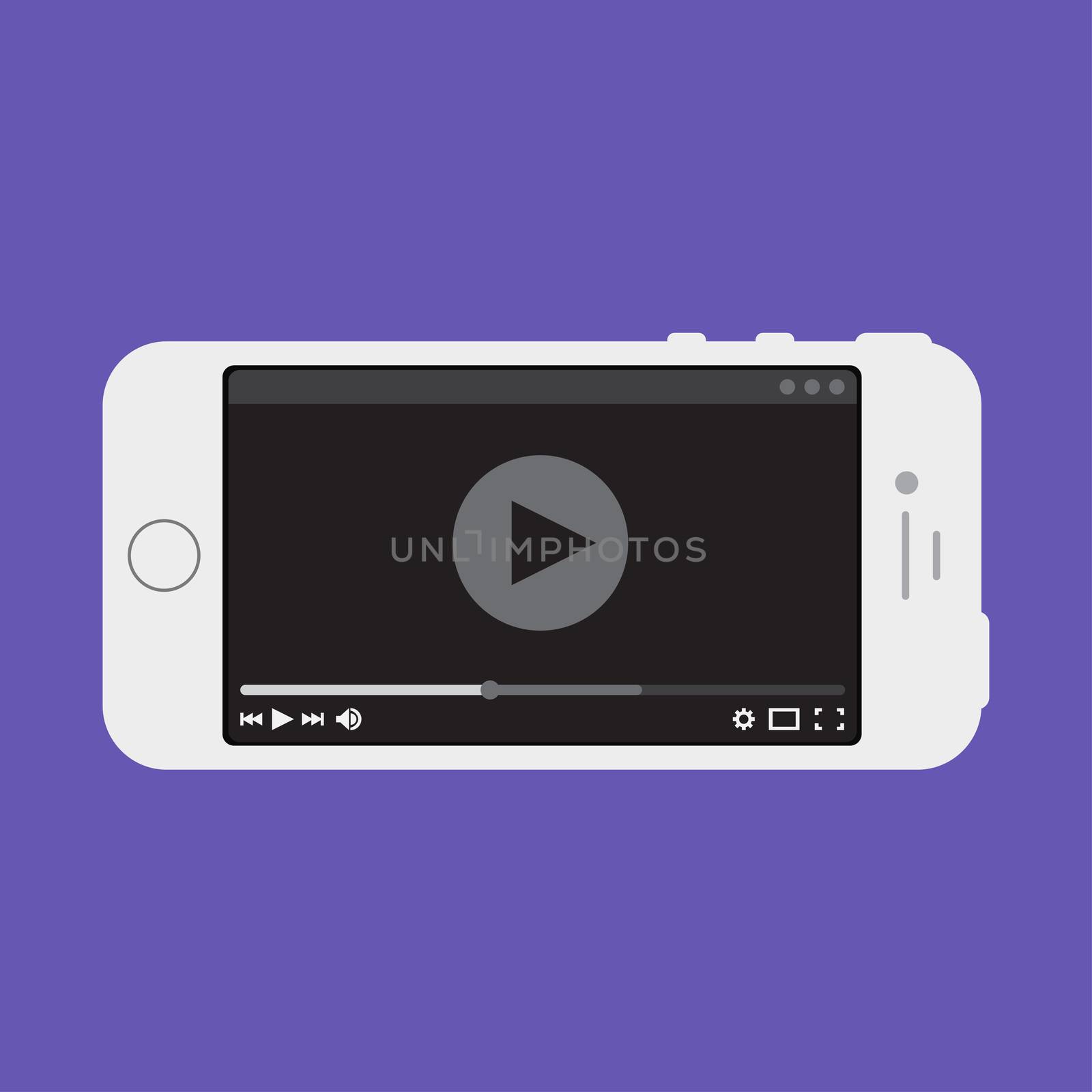 Web Template of Smartphone Video Form by barsrsind