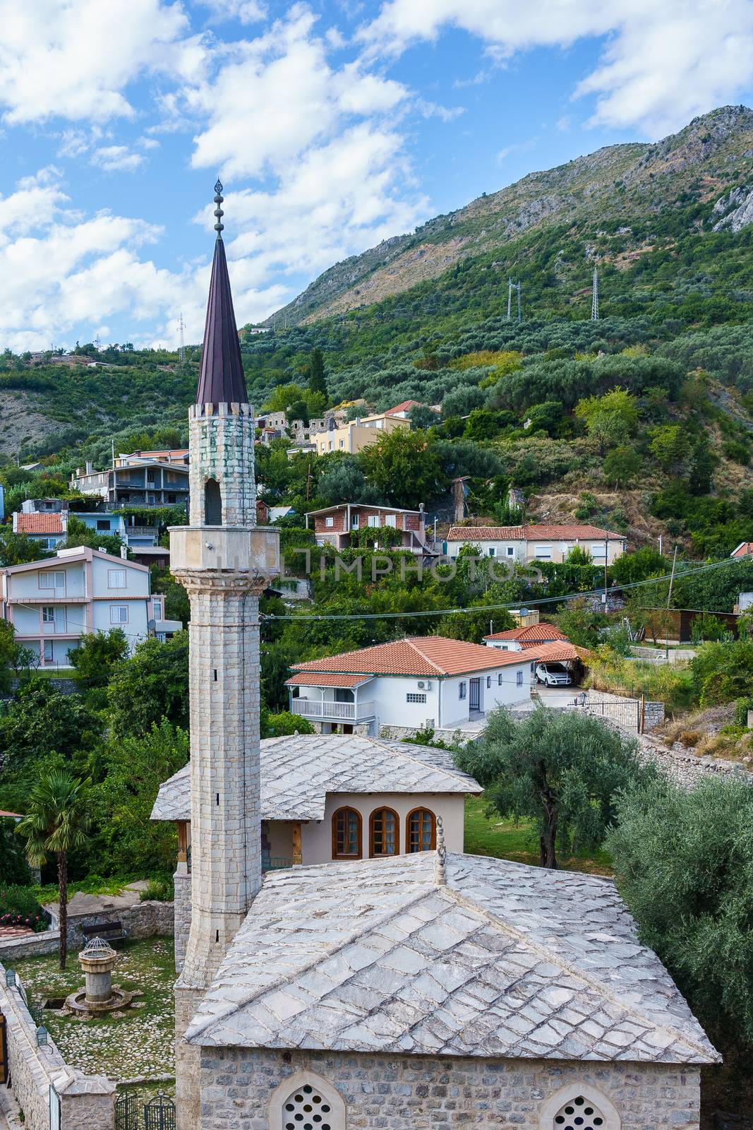 Mosque building in the city of Bar in Montenegro by VADIM