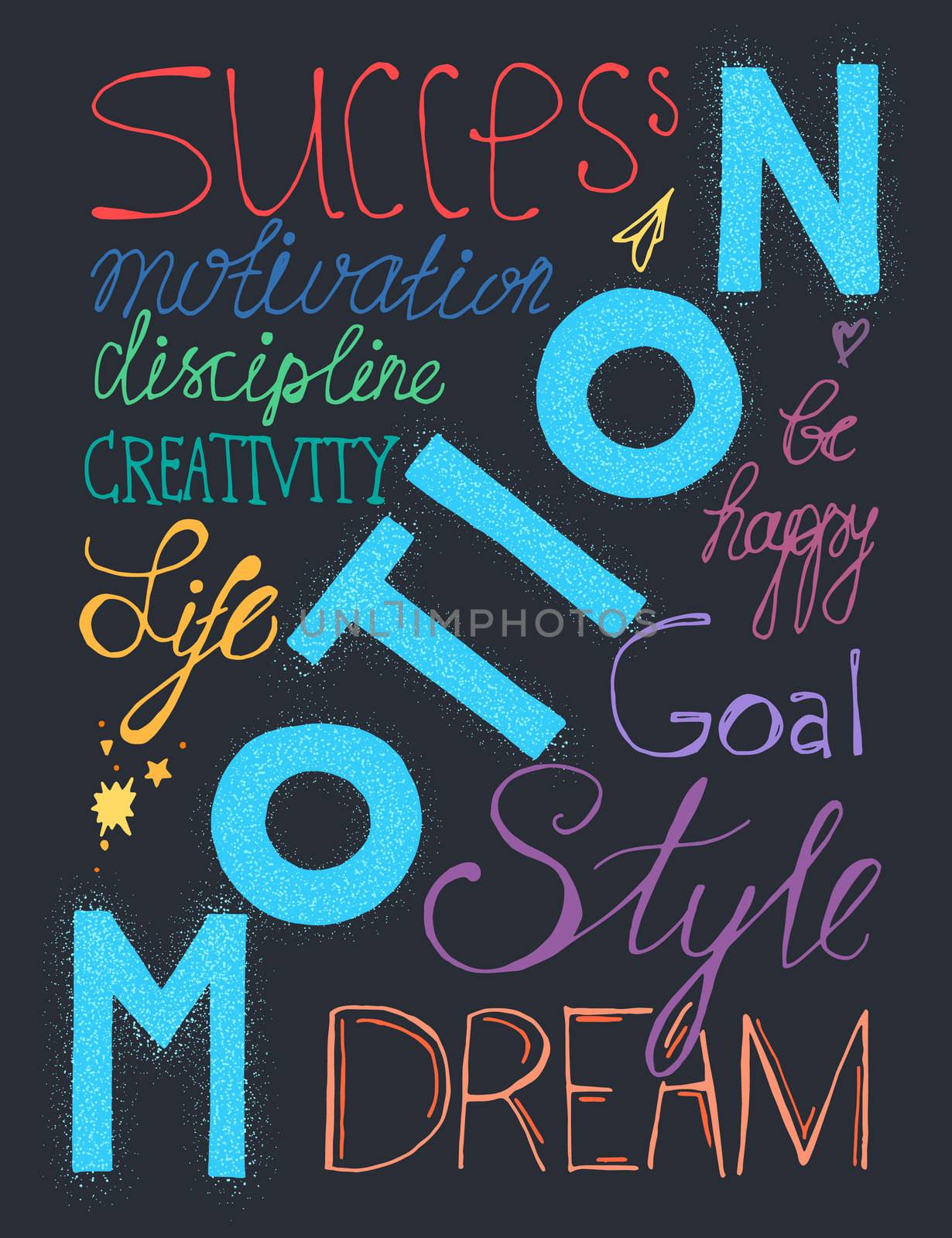 Success lifestyle lettering by barsrsind