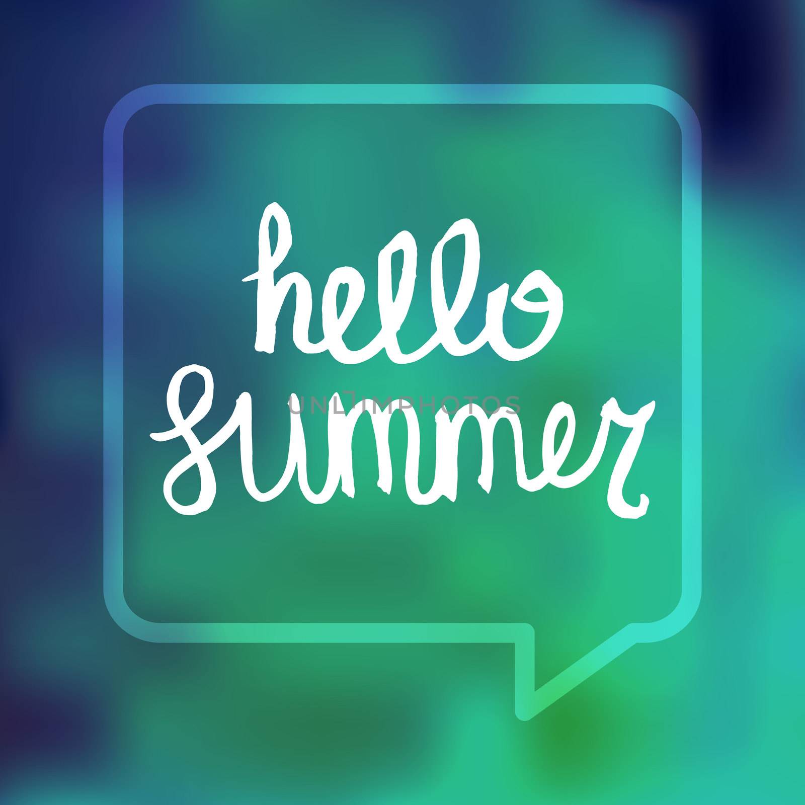 Hello Summer Lettering by barsrsind