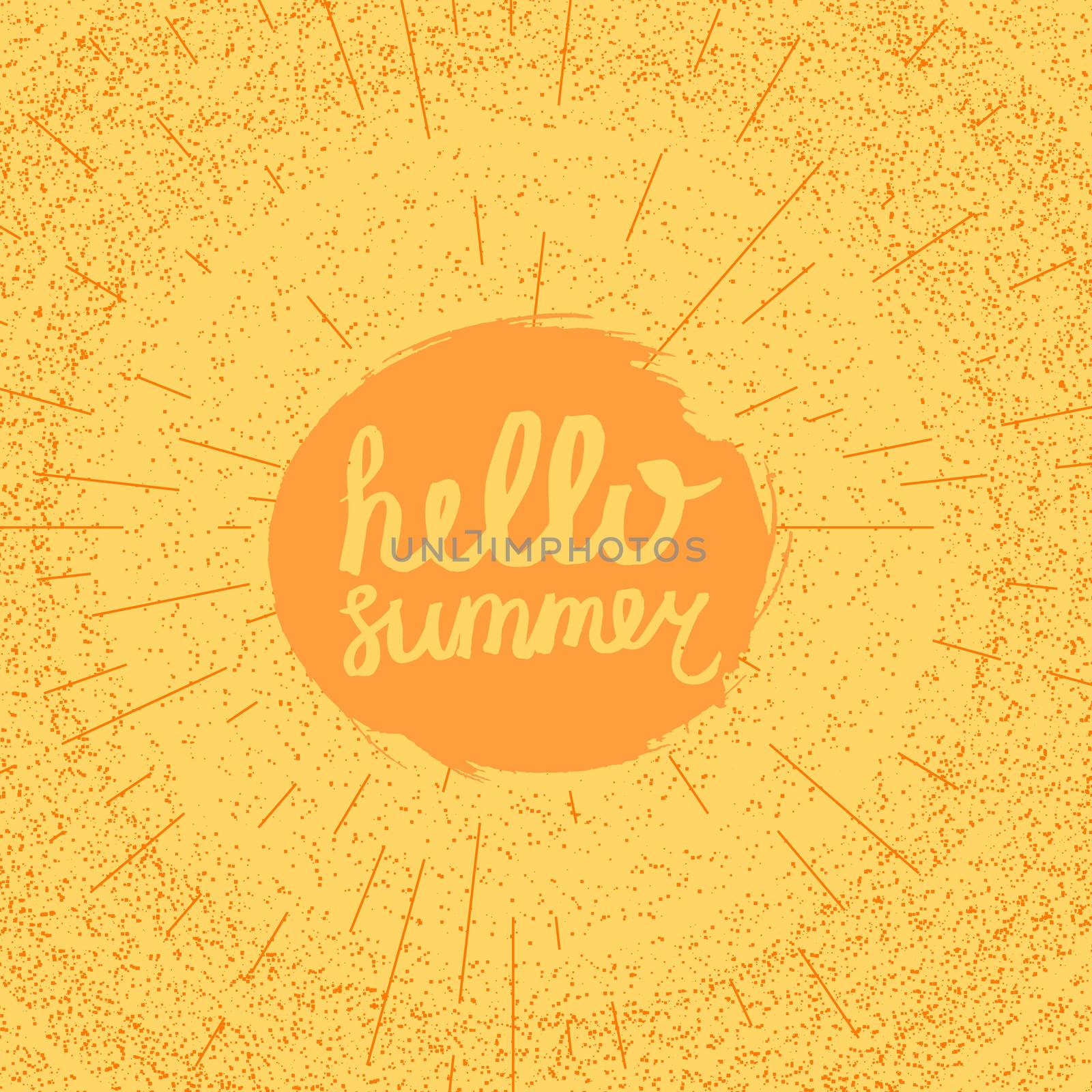 Hello Summer Lettering by barsrsind