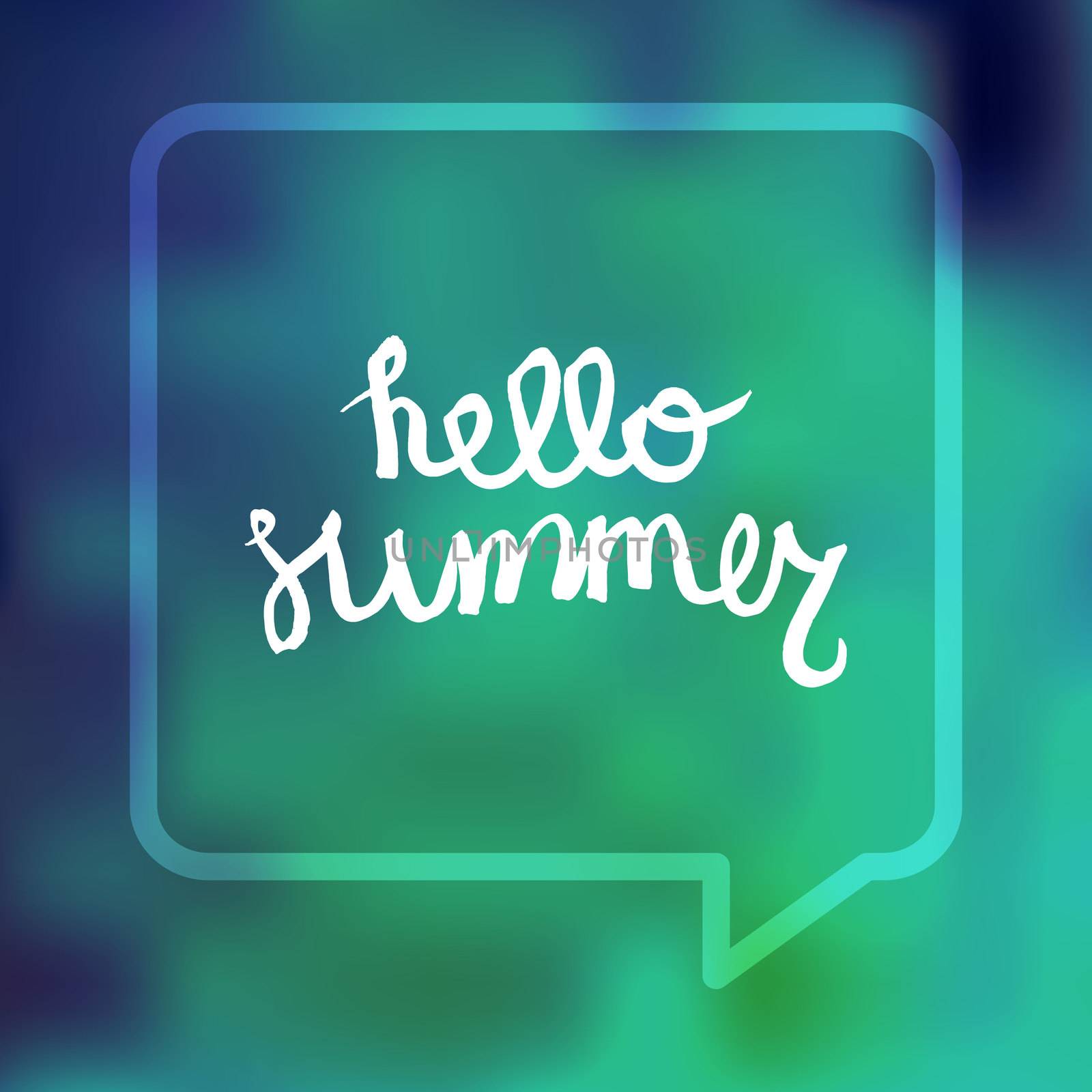 Hello Summer Lettering by barsrsind