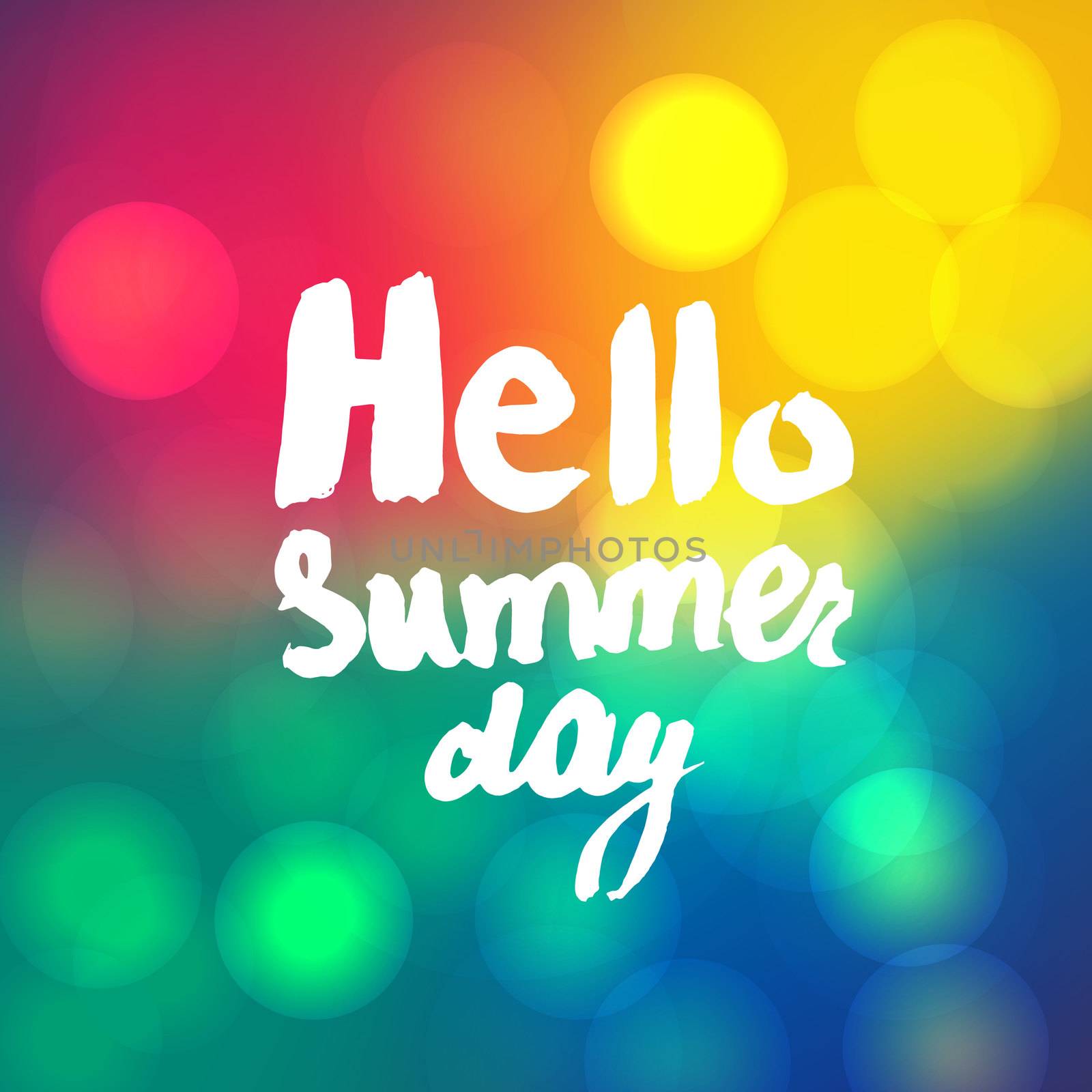 Hello Summer Lettering by barsrsind