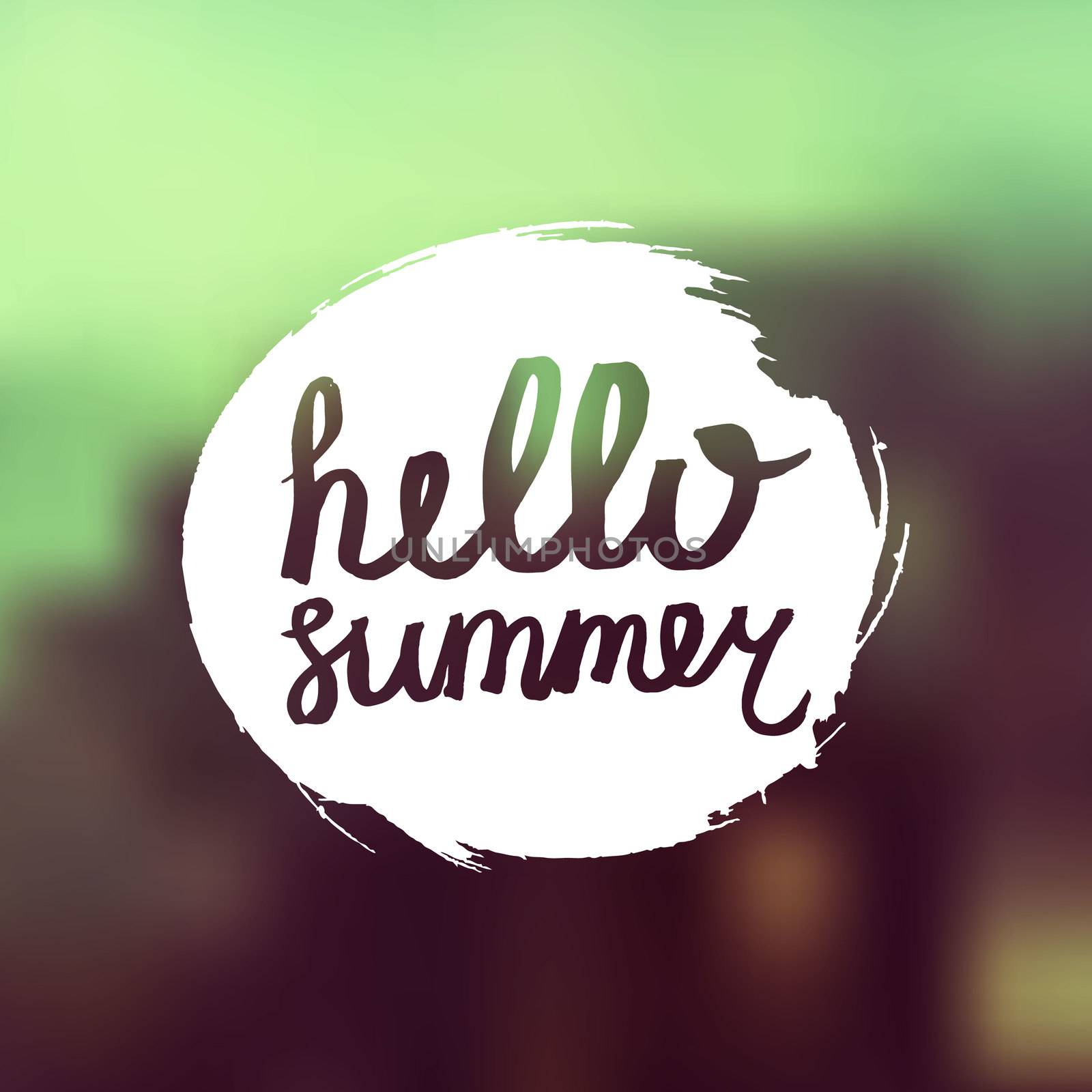 Hello Summer Lettering by barsrsind