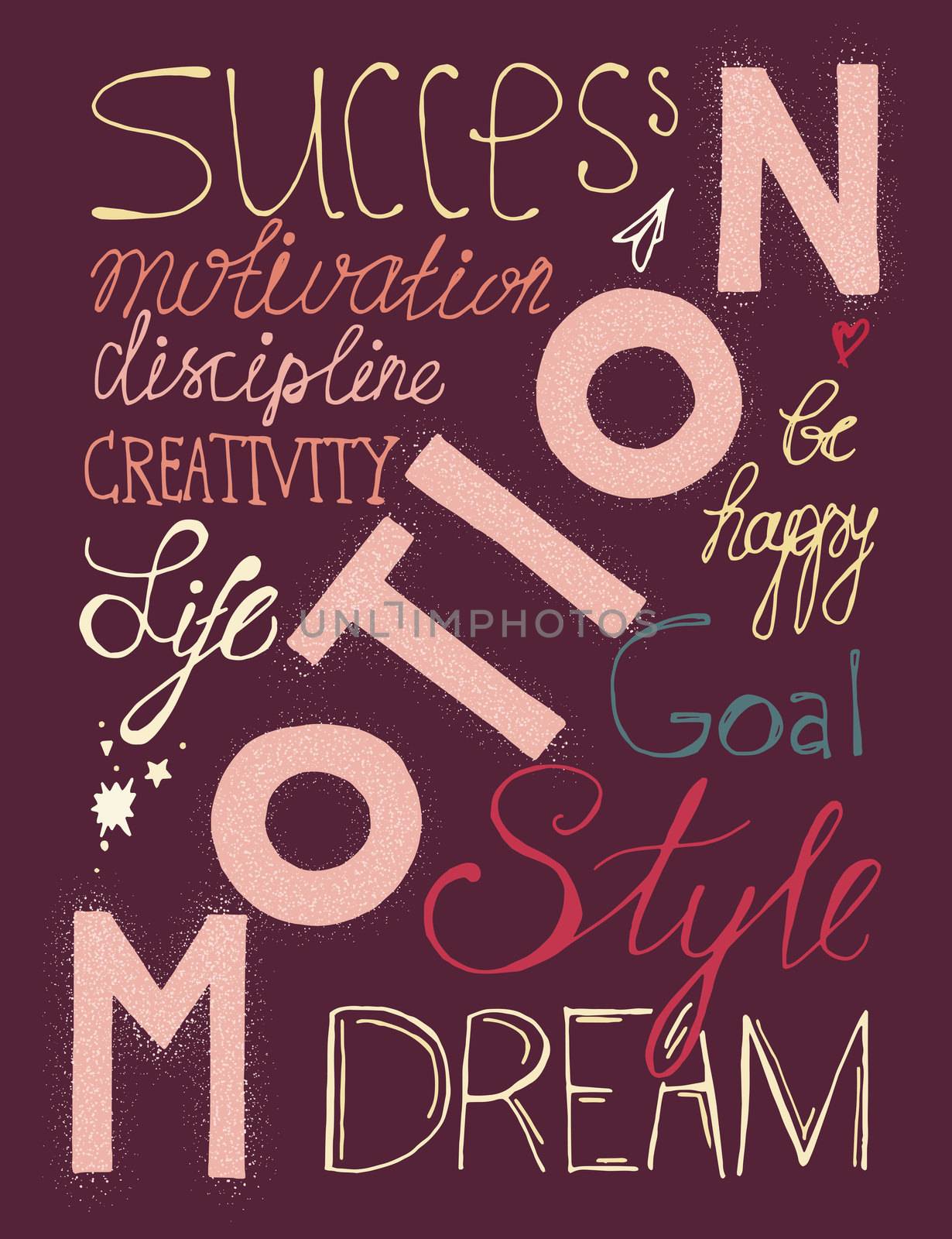 Success lifestyle lettering by barsrsind