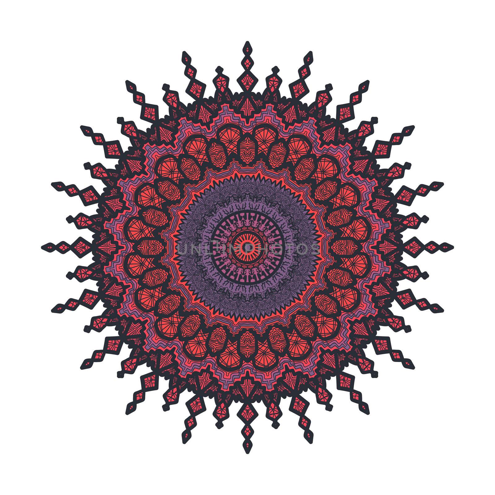 Mandala Line Template by barsrsind