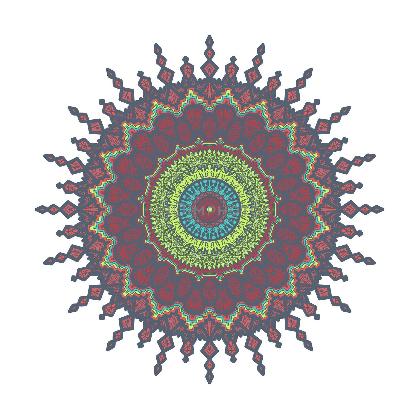 Mandala Line Template by barsrsind