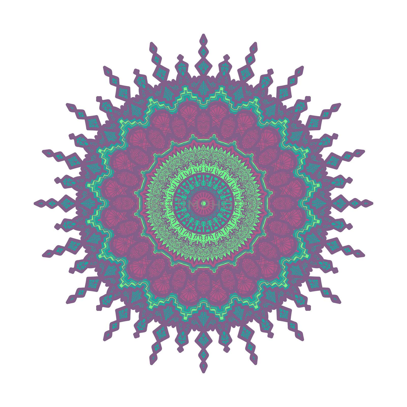 Mandala Line Template by barsrsind