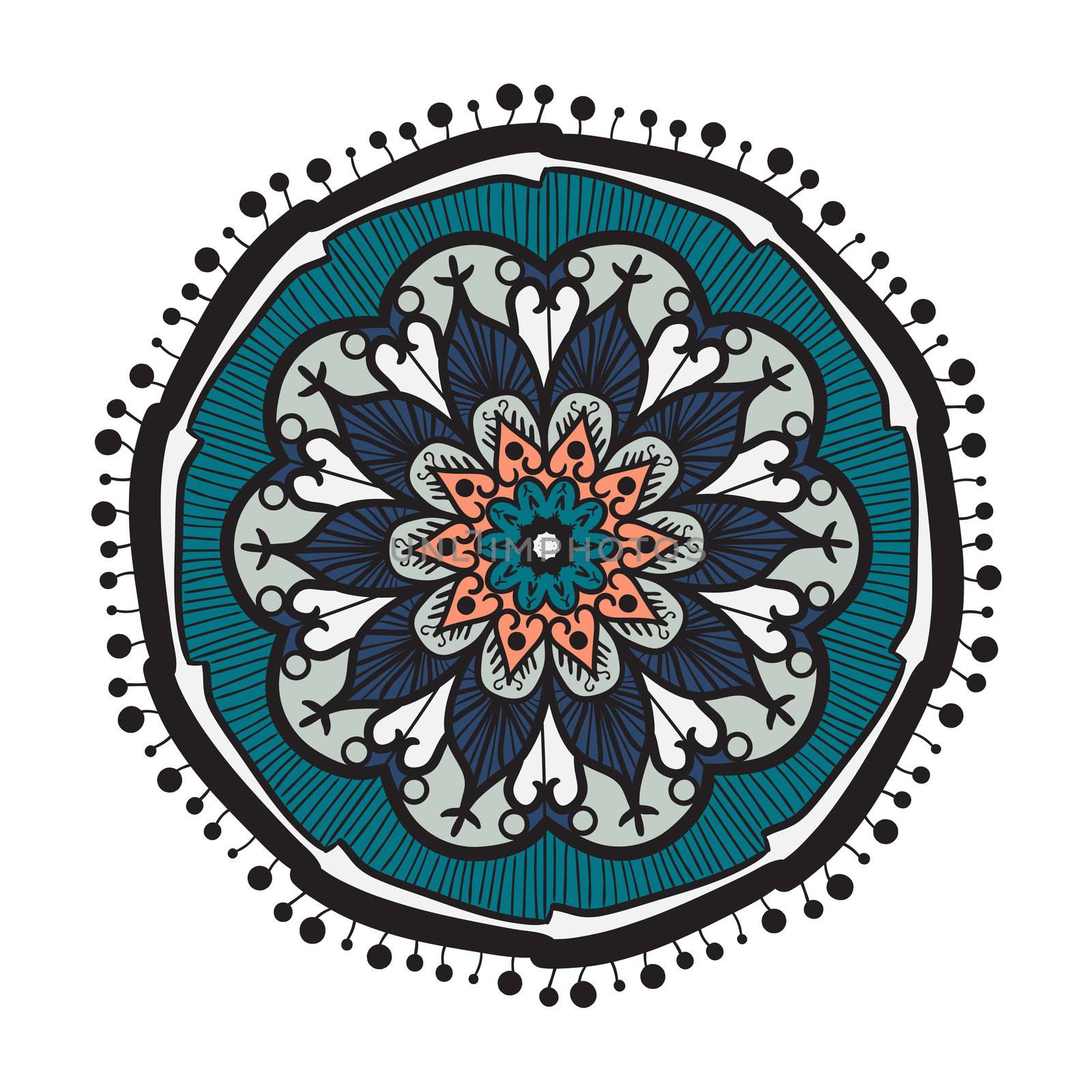 Mandala Line Template by barsrsind