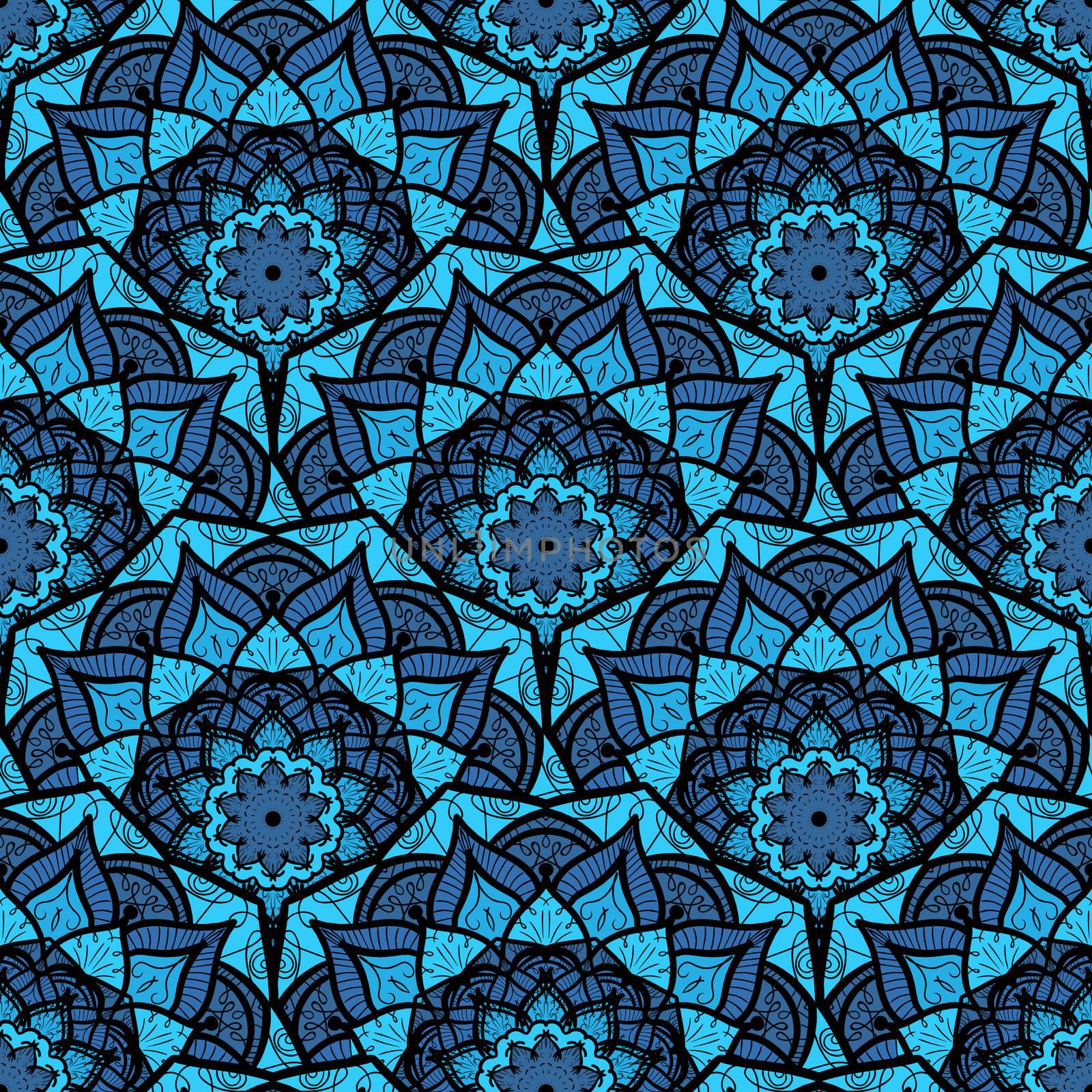 Mandala Seamless Pattern by barsrsind