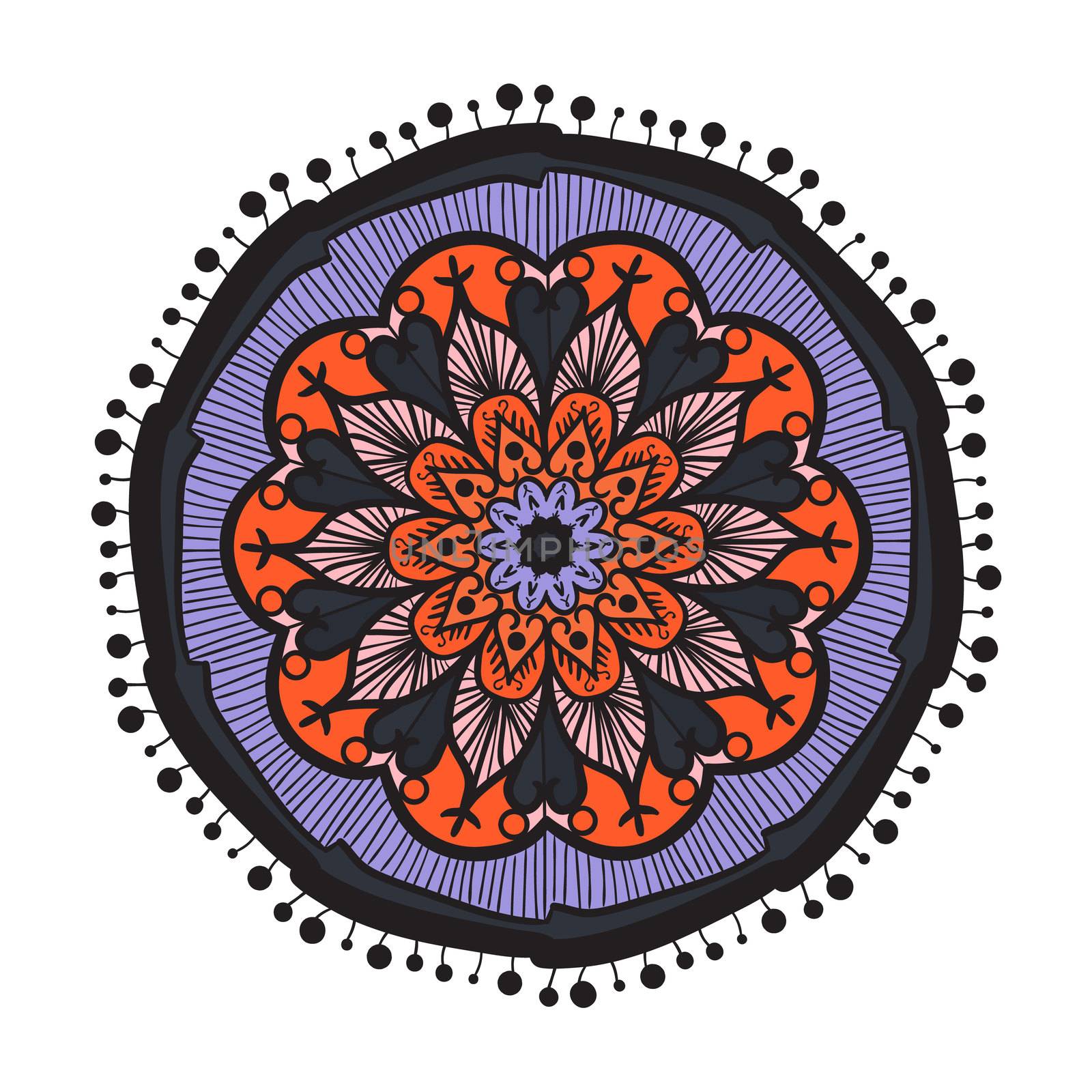 Mandala Line Template by barsrsind