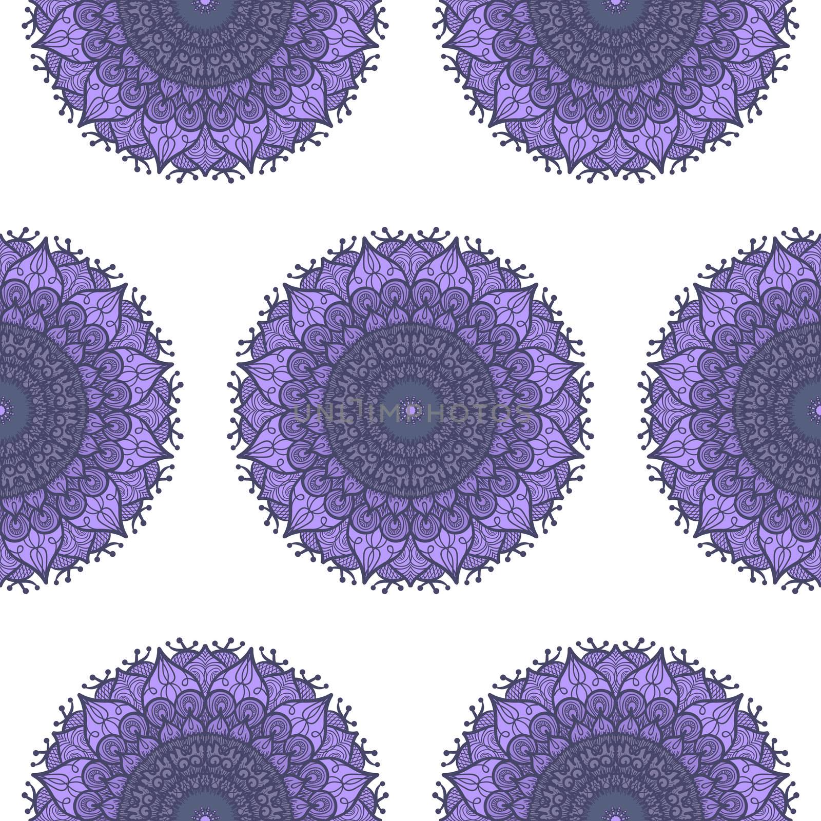 Mandala Seamless Pattern by barsrsind