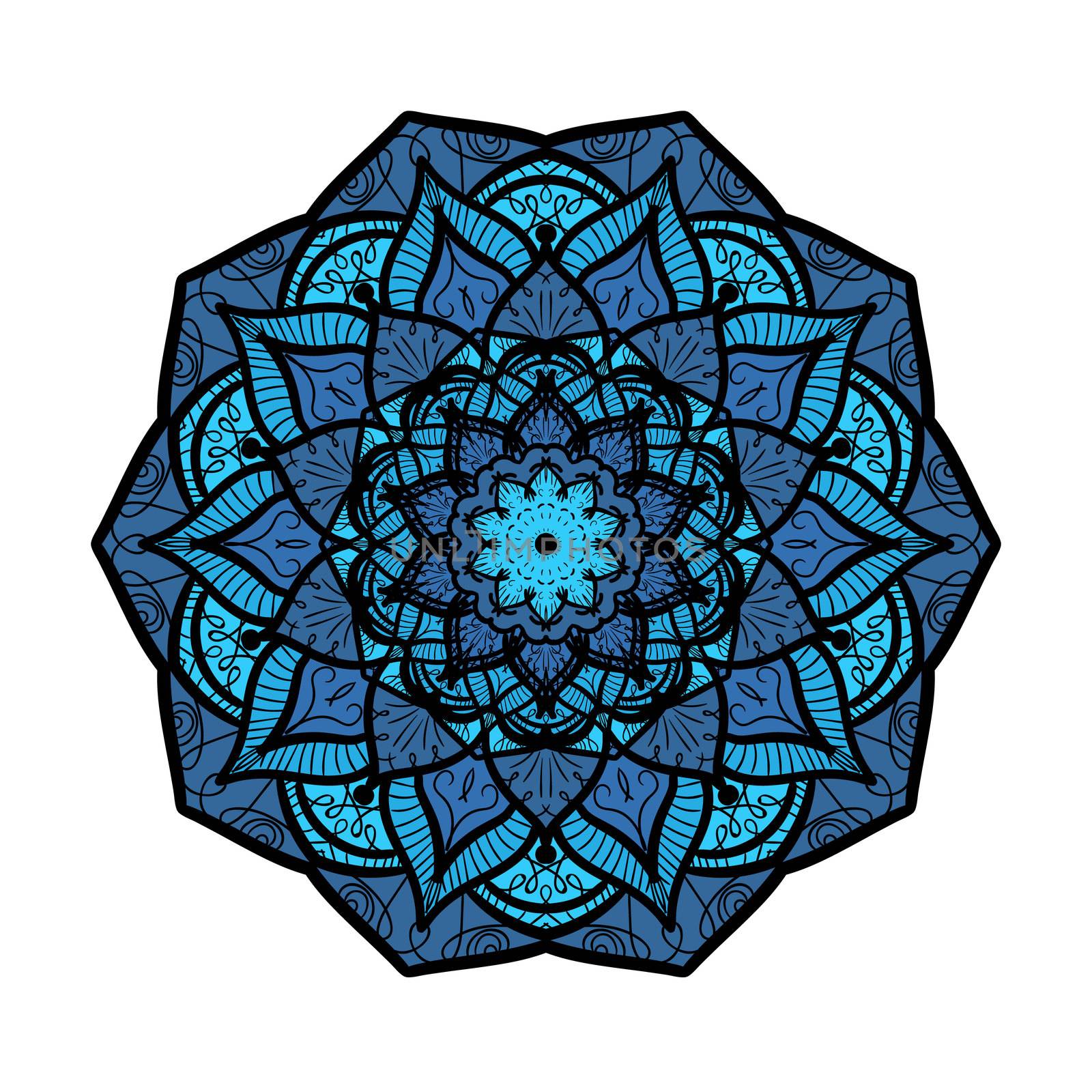 Mandala Line Template by barsrsind