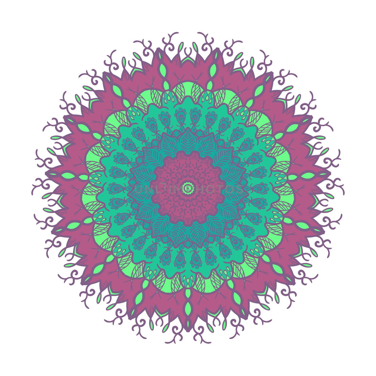 Mandala Line Template by barsrsind