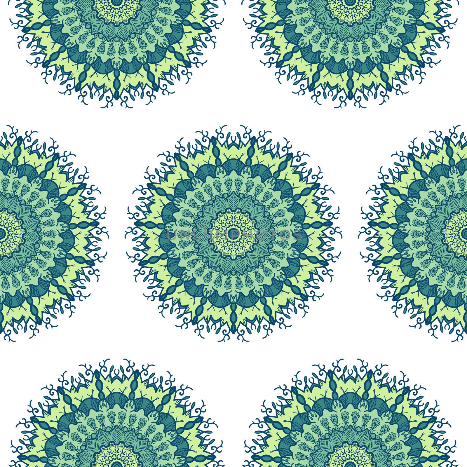 Mandala Seamless Pattern by barsrsind