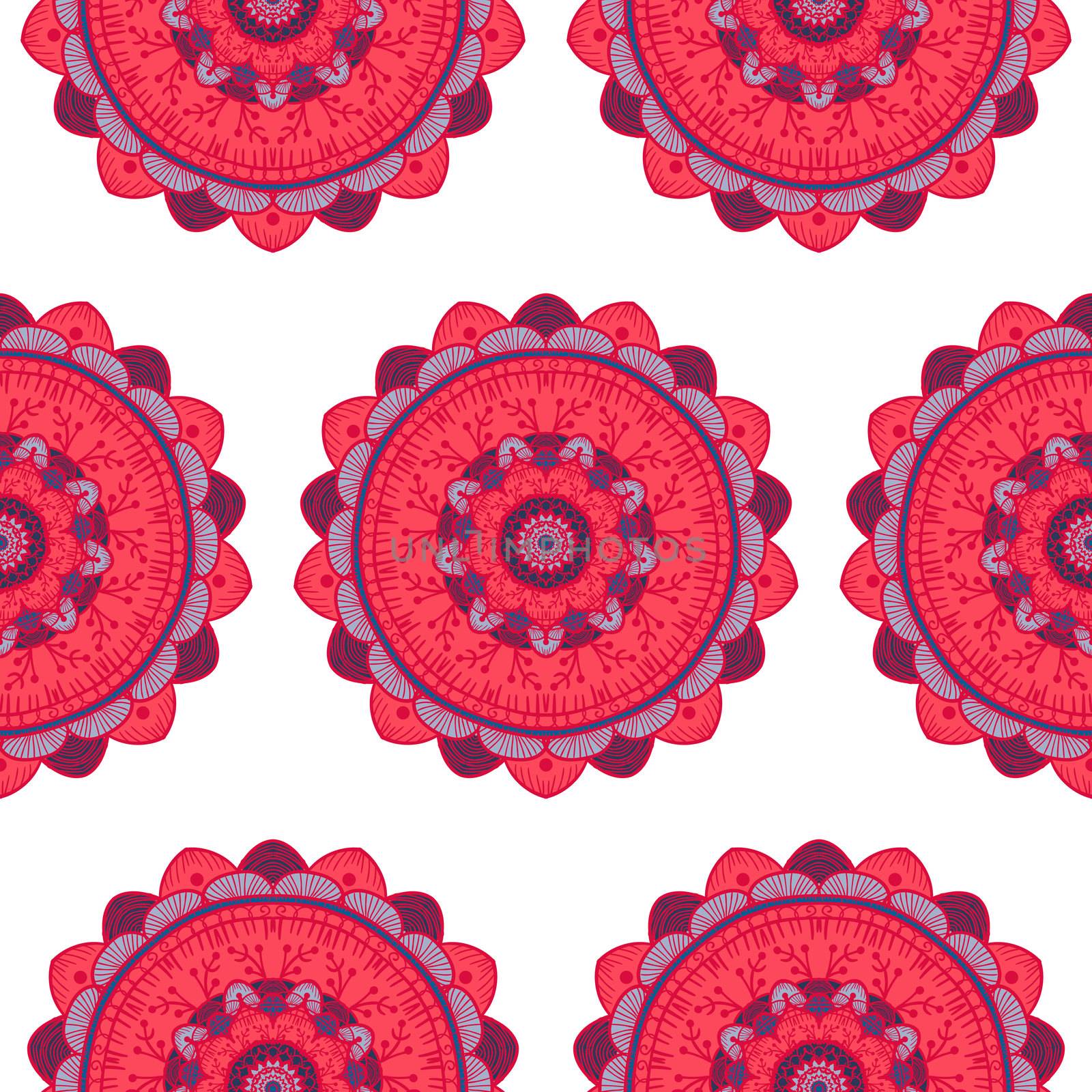 Mandala Seamless Pattern by barsrsind