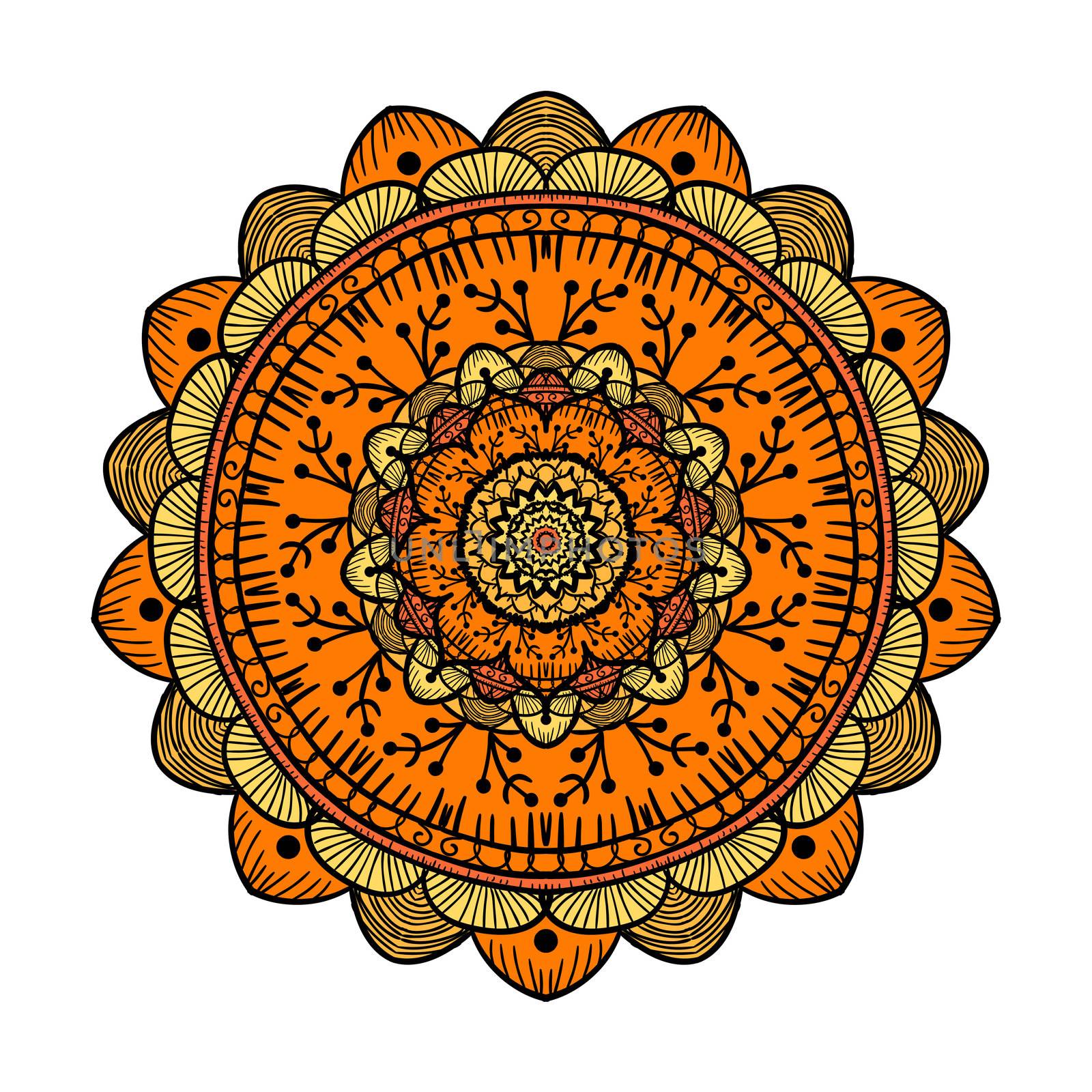 Mandala Line Template by barsrsind