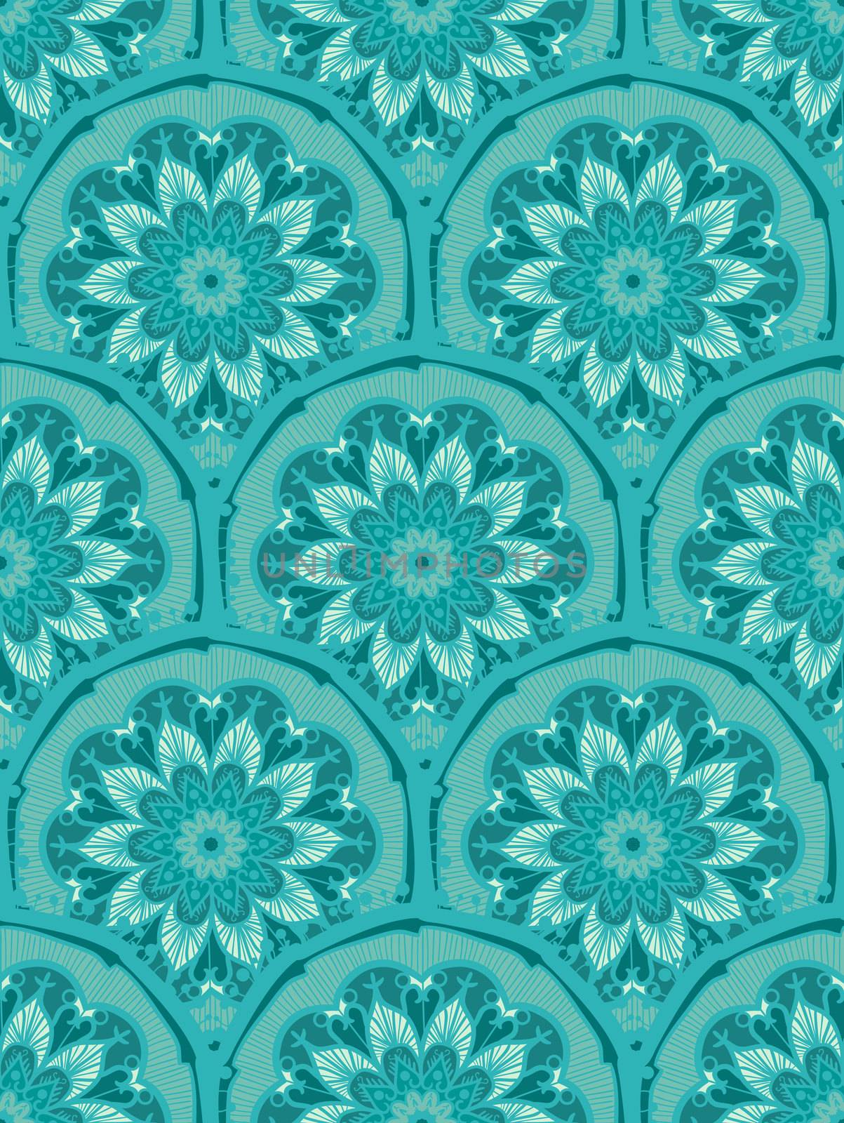 Mandala Seamless Pattern by barsrsind