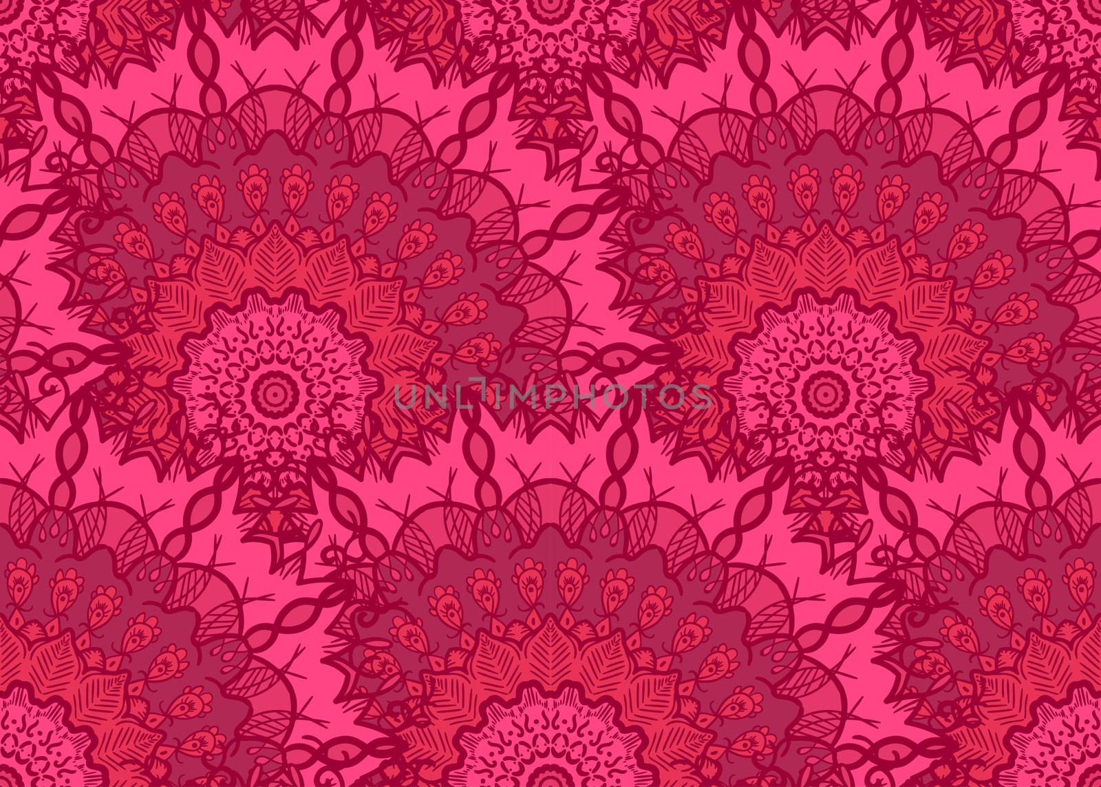 Mandala Seamless Pattern by barsrsind