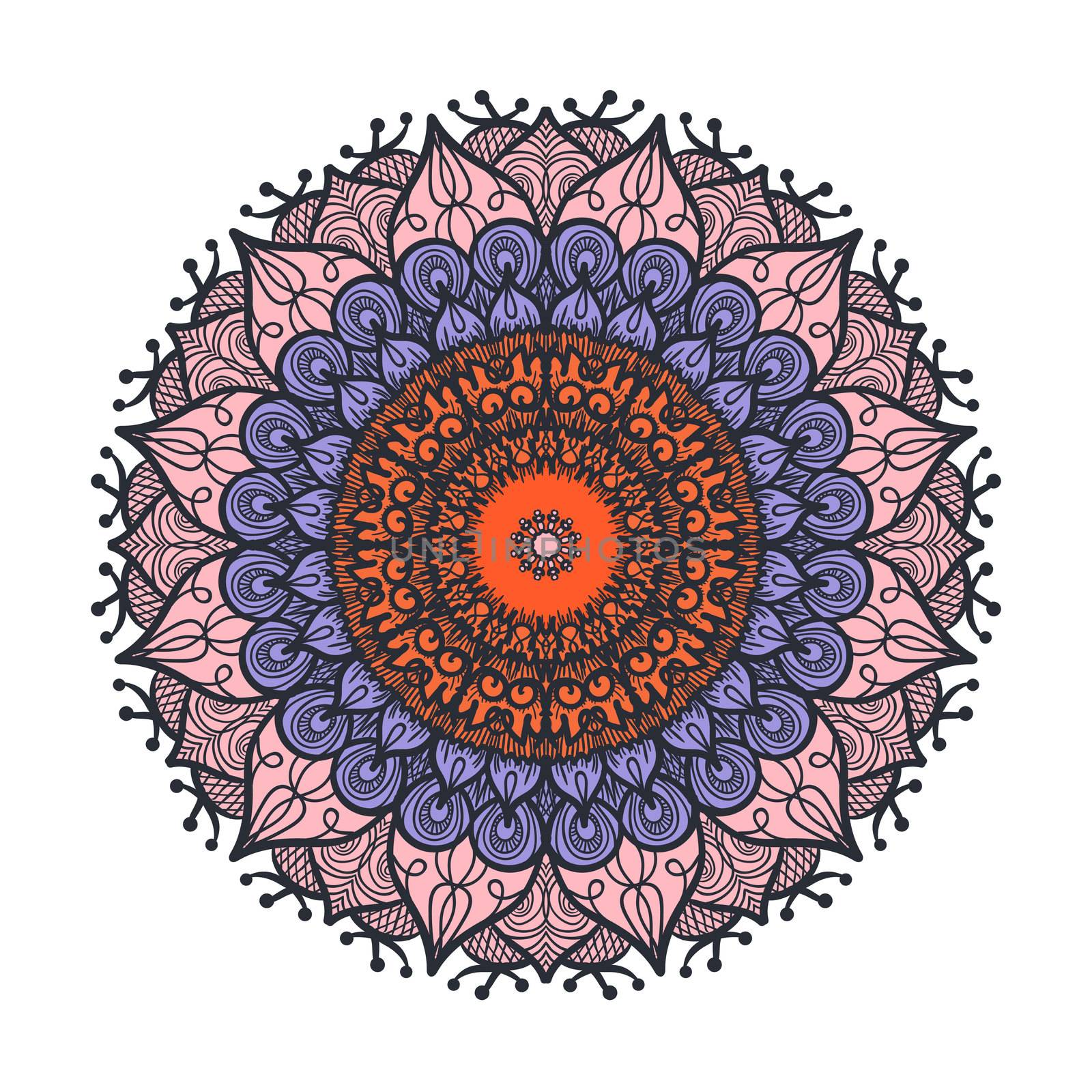 Mandala Line Template by barsrsind