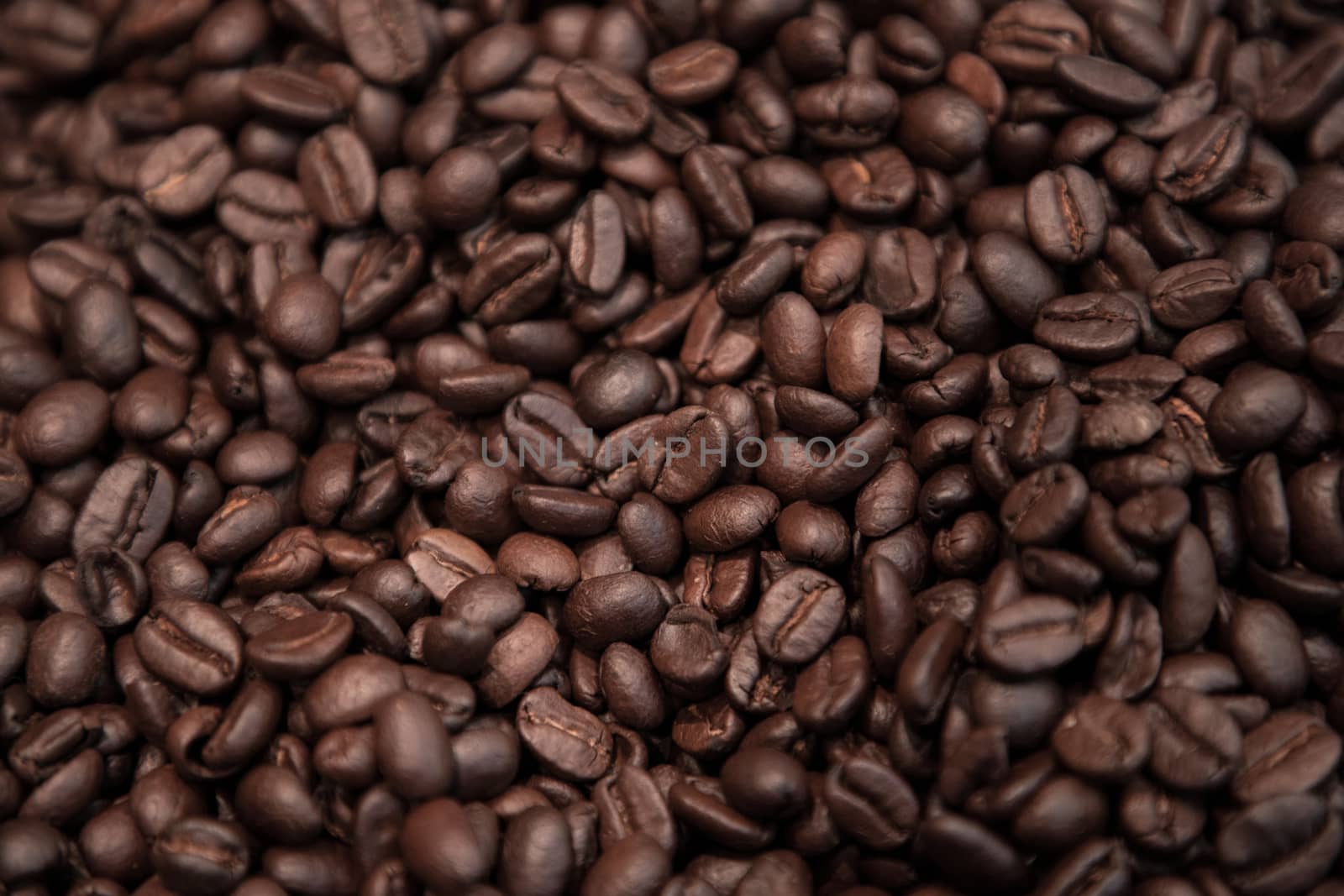 background of coffee beans by Charnsitr