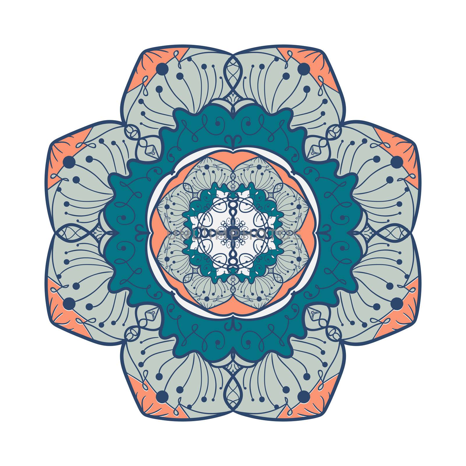 Mandala Line Template by barsrsind