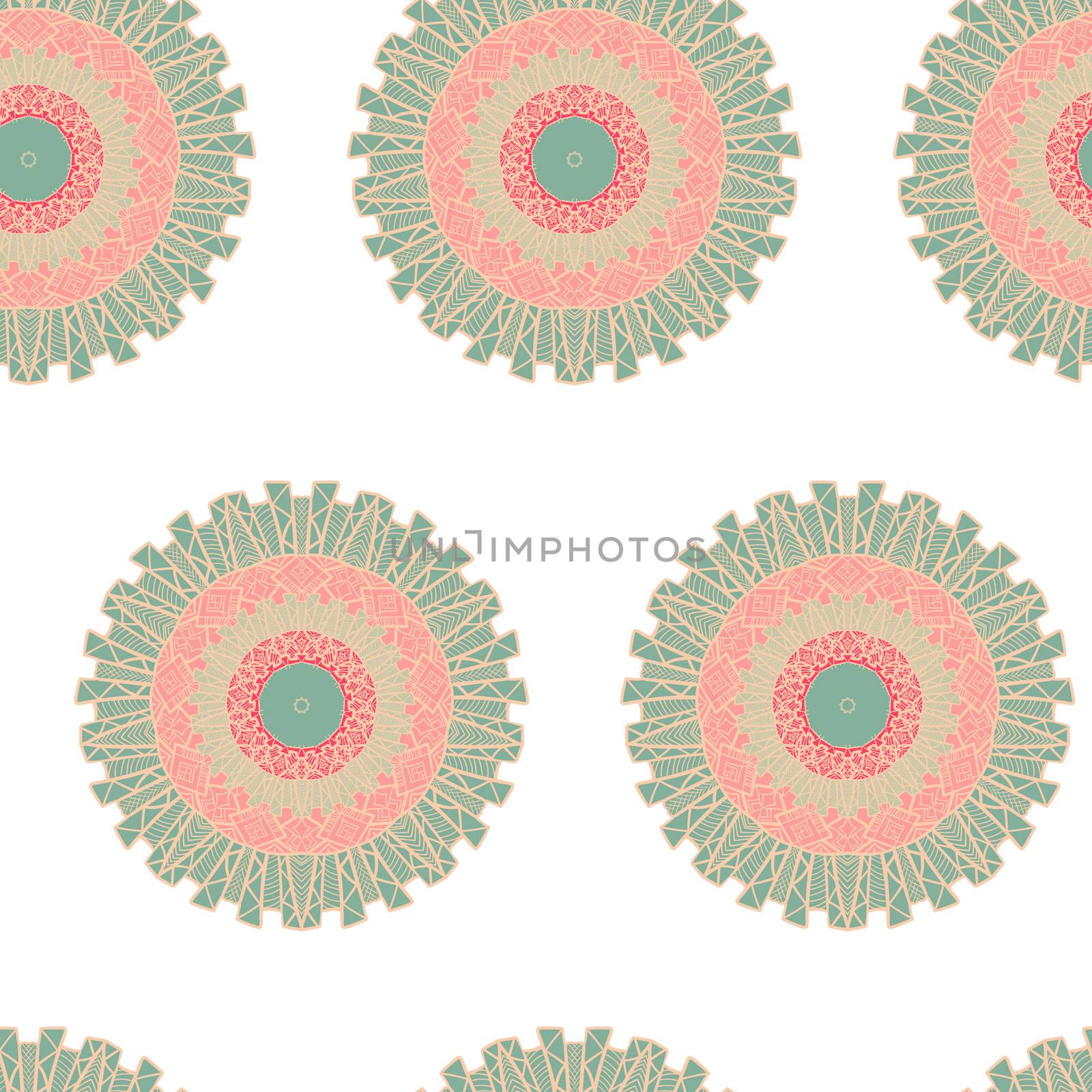 Mandala Seamless Pattern by barsrsind