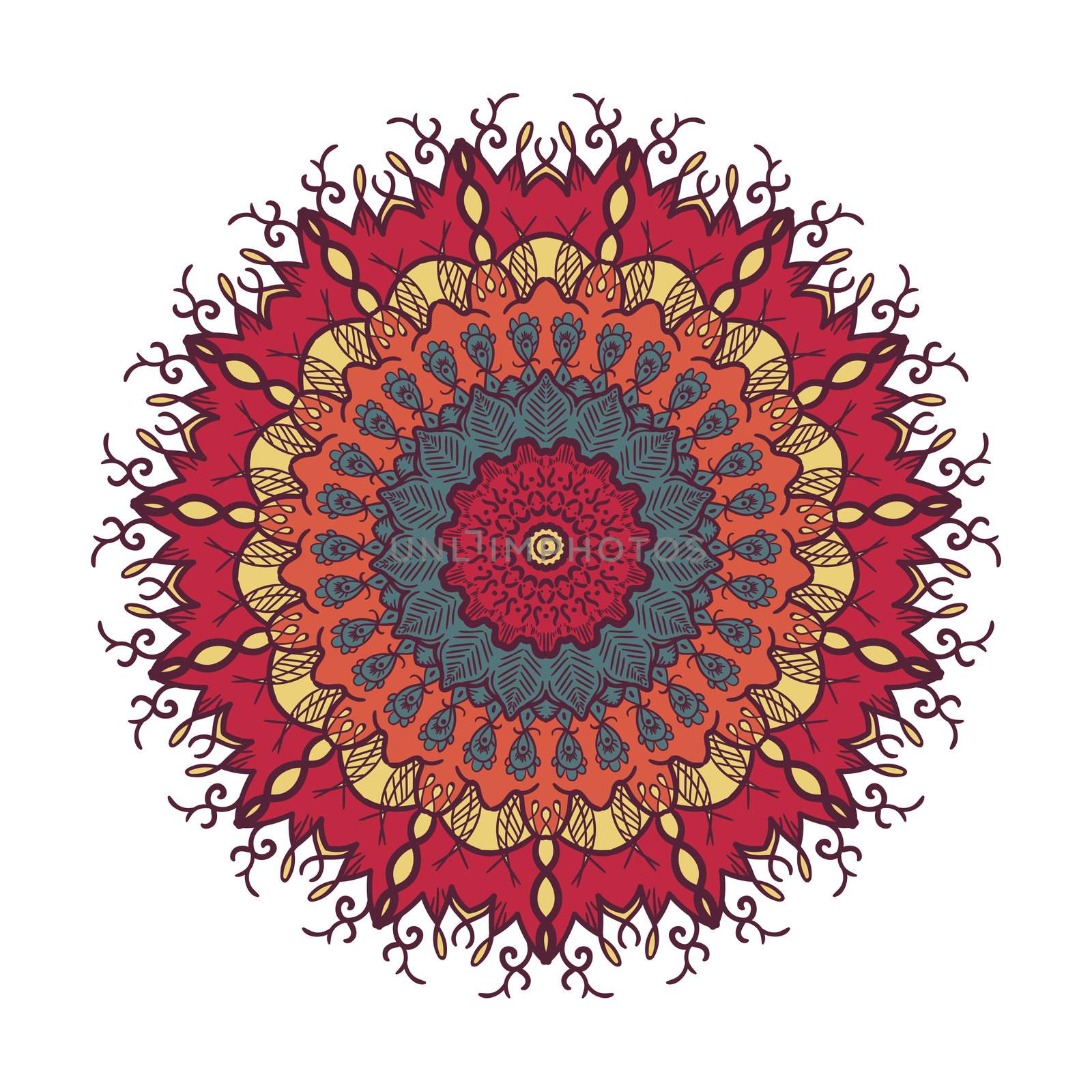 Mandala Line Template by barsrsind