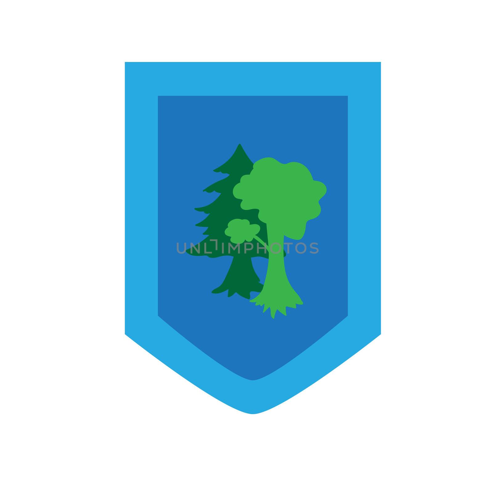 Environment Protection Sticker. Ecology and nature protection icon. Vector