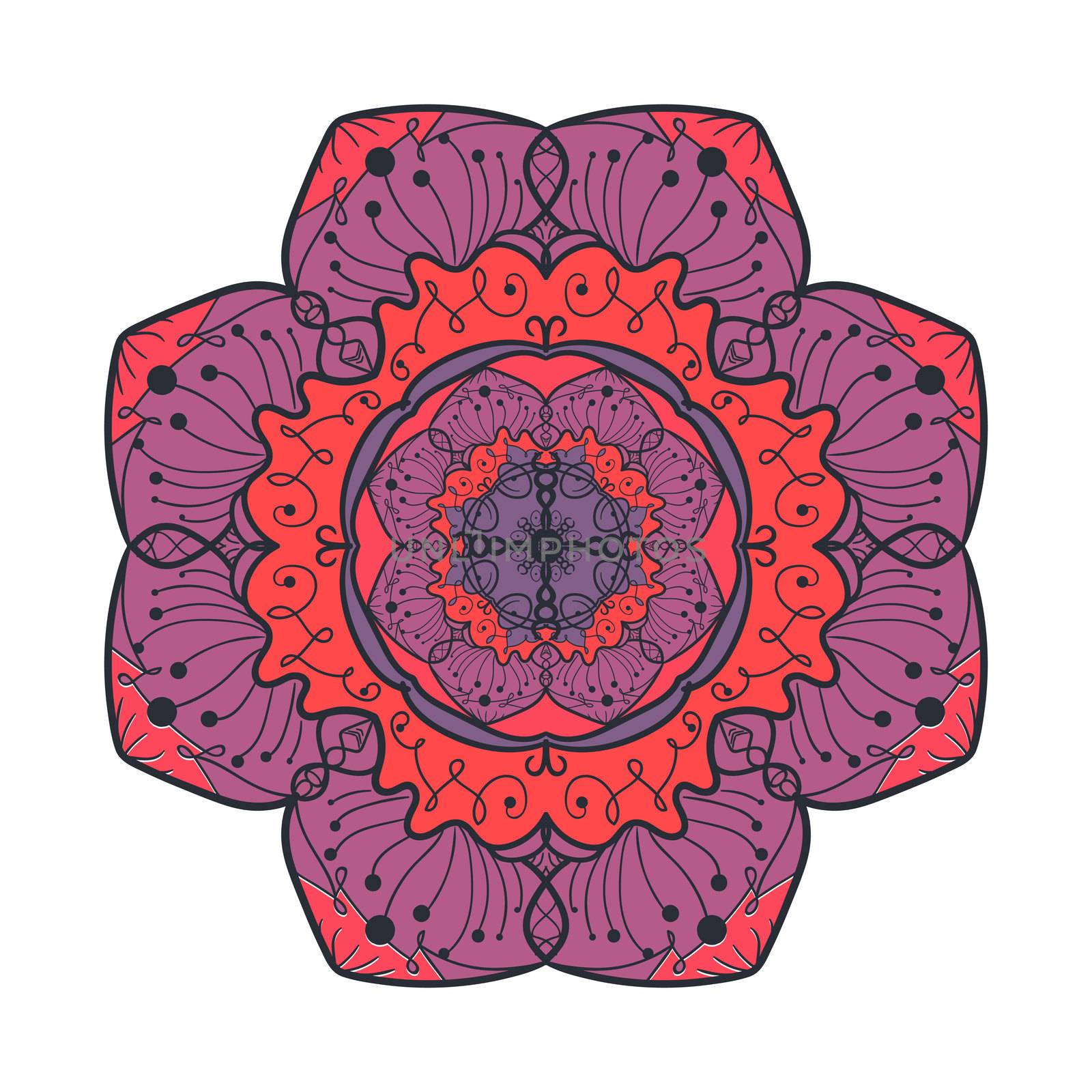 Mandala Line Template by barsrsind