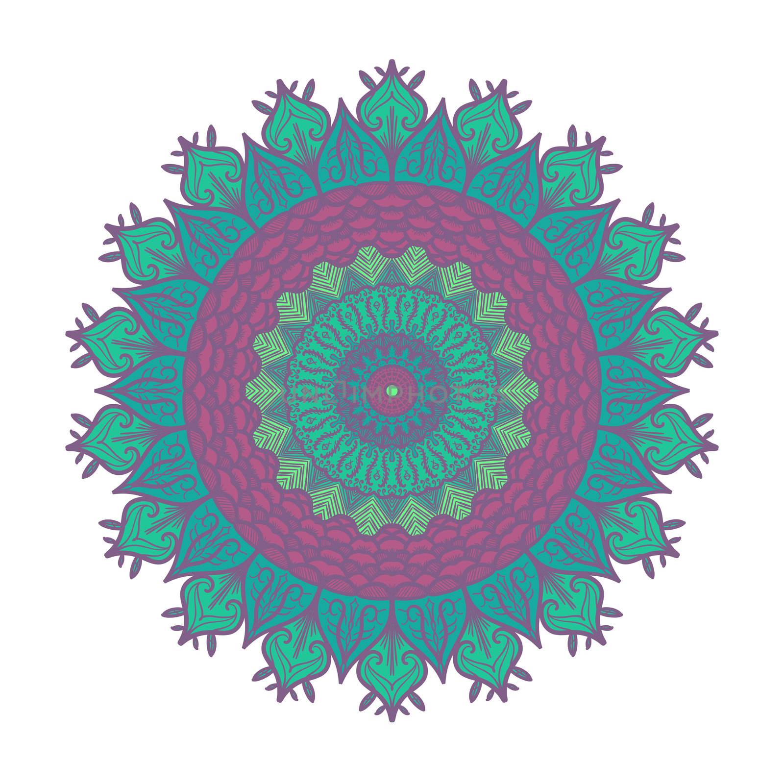 Mandala Line Template by barsrsind