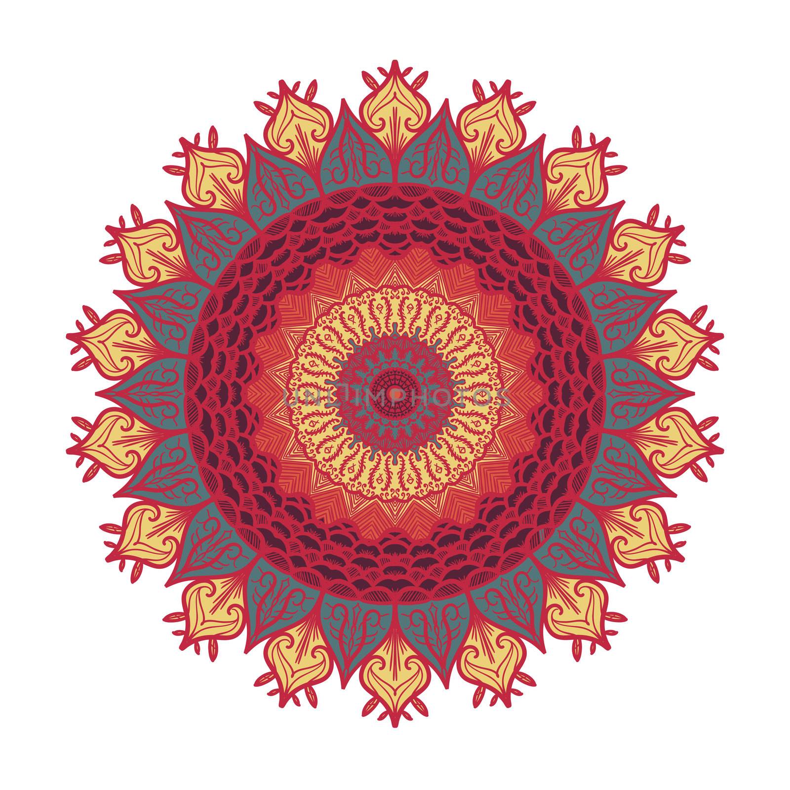 Mandala Line Template by barsrsind