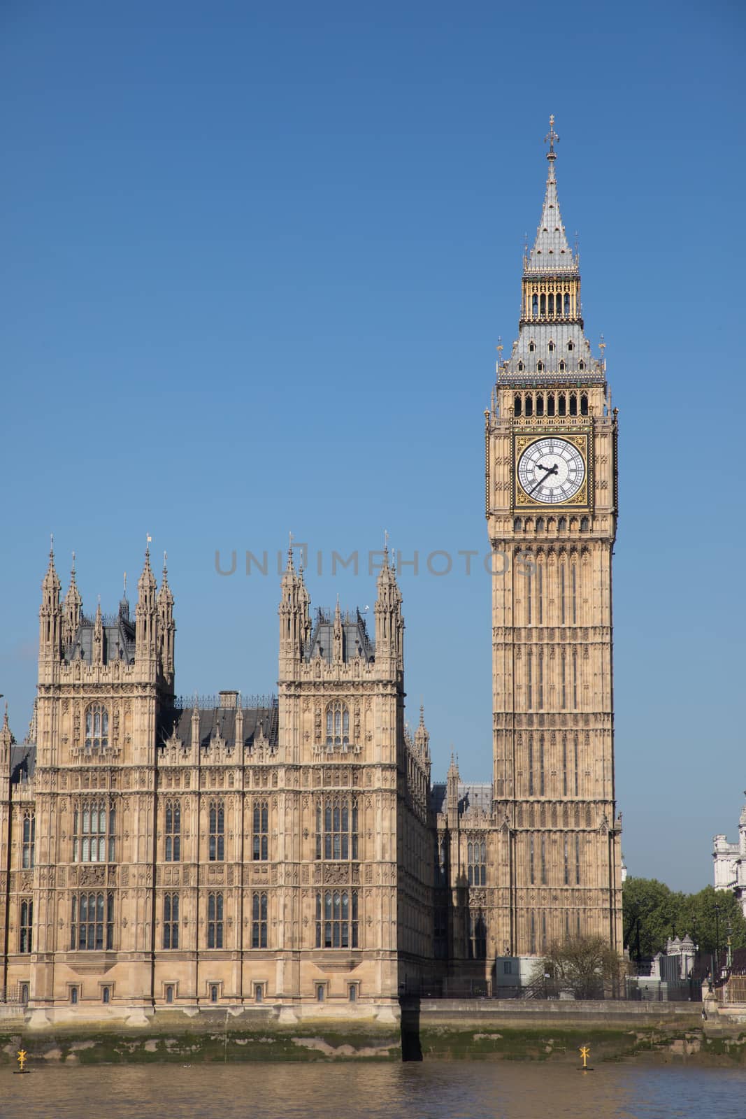 View of Bigben in London England