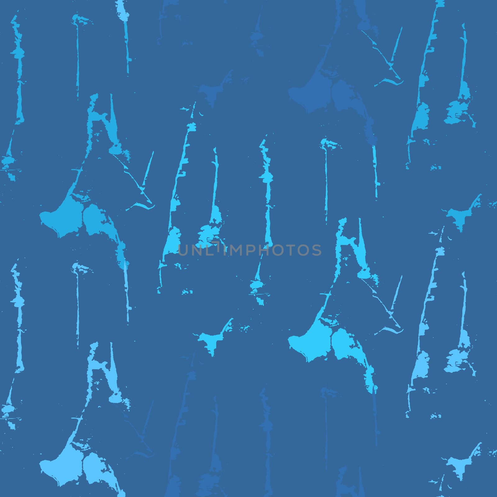 Grunge seamless texture pattern for print, fabric, wallpapers, clothes. Retro ornament by brush. Vector