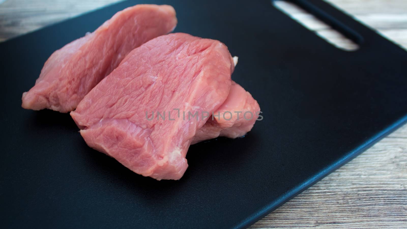 Pieces of raw meat. Ingredients for cooking. Lamb, pork, beef, lamb. Farming, eco-friendly production