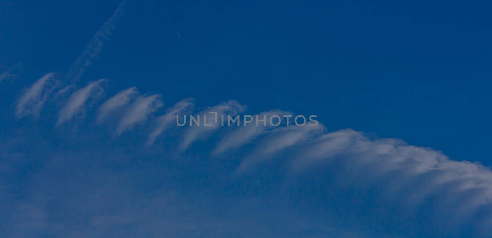 a strange cloud that looks like a spiral screw