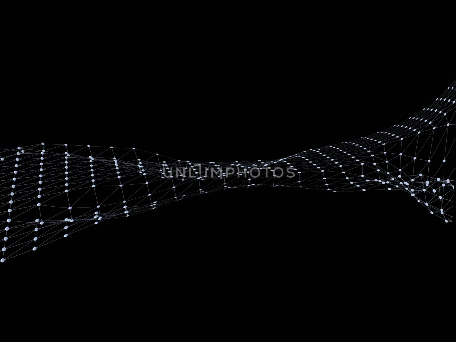 Abstract 3d plexus background technology ,Blockchain Digital data , background particles and plexus connected lines. settings. 3D rendering. by nanny