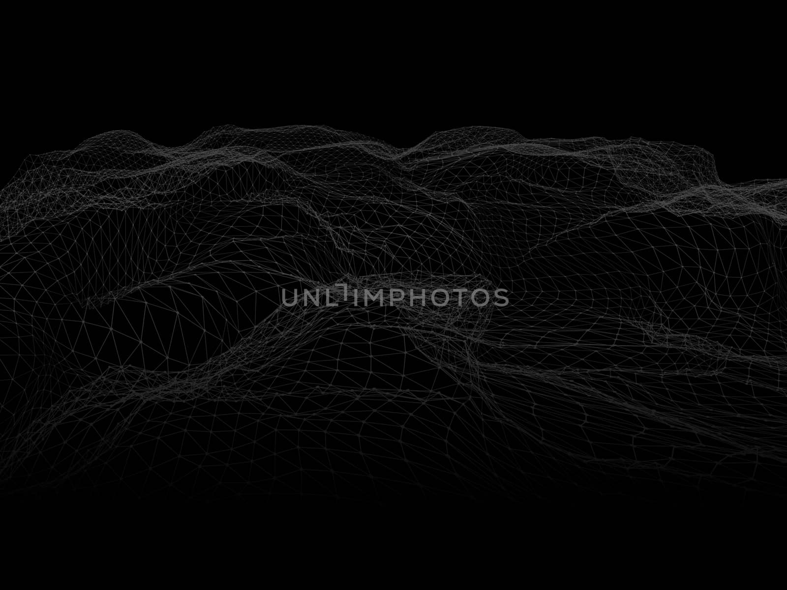 Abstract 3d plexus background technology ,Blockchain Digital data , background particles and plexus connected lines. settings. 3D rendering.