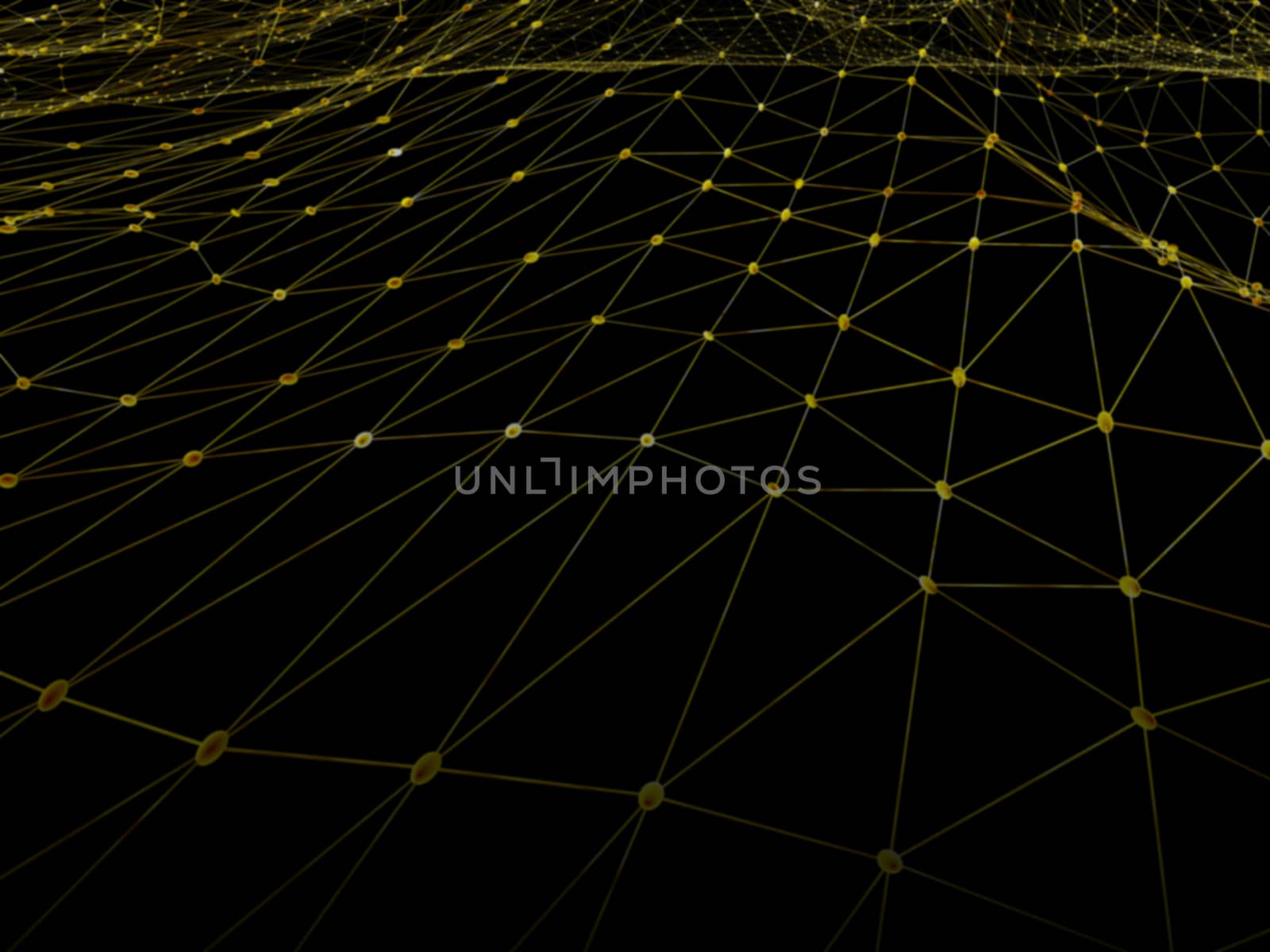 Abstract 3d plexus background technology ,Blockchain Digital data , background particles and plexus connected lines. settings. 3D rendering.