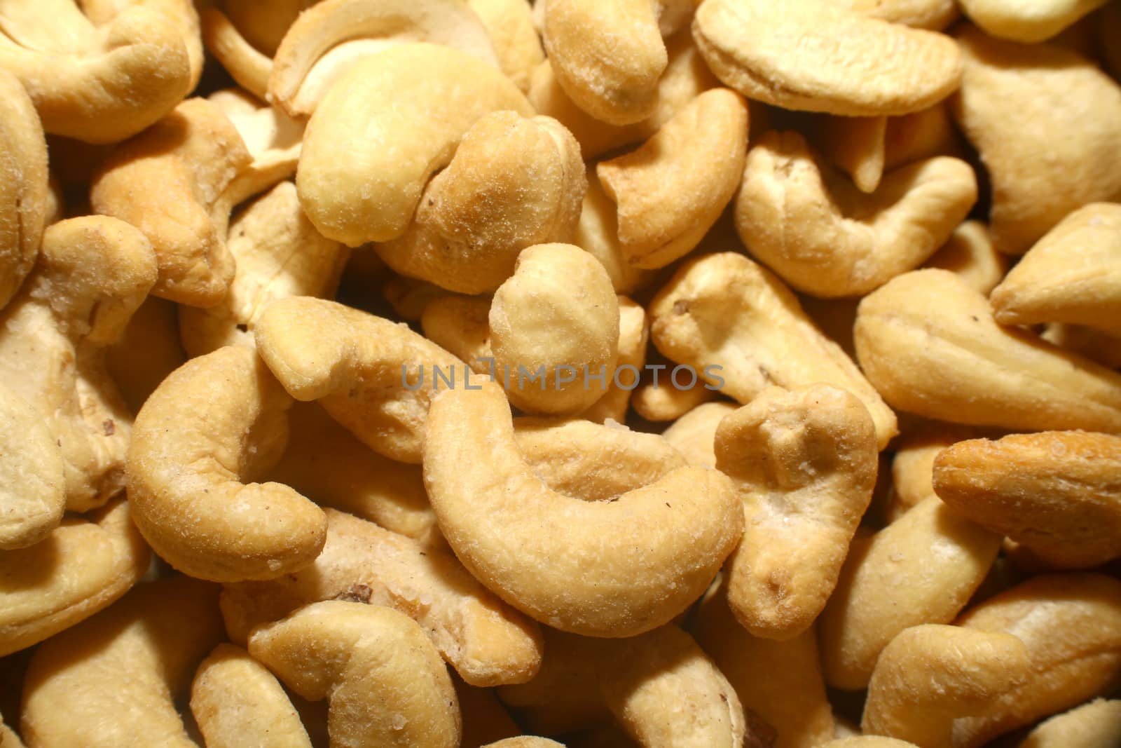 cashew nut food,baked salted close up