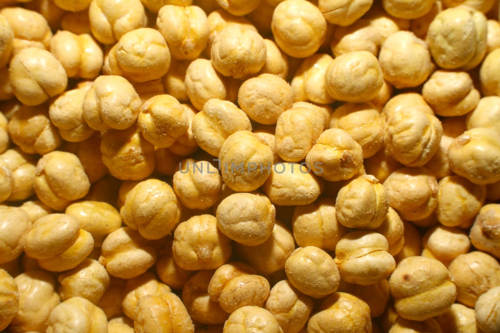 chickpeas nuts food, baked salted close up