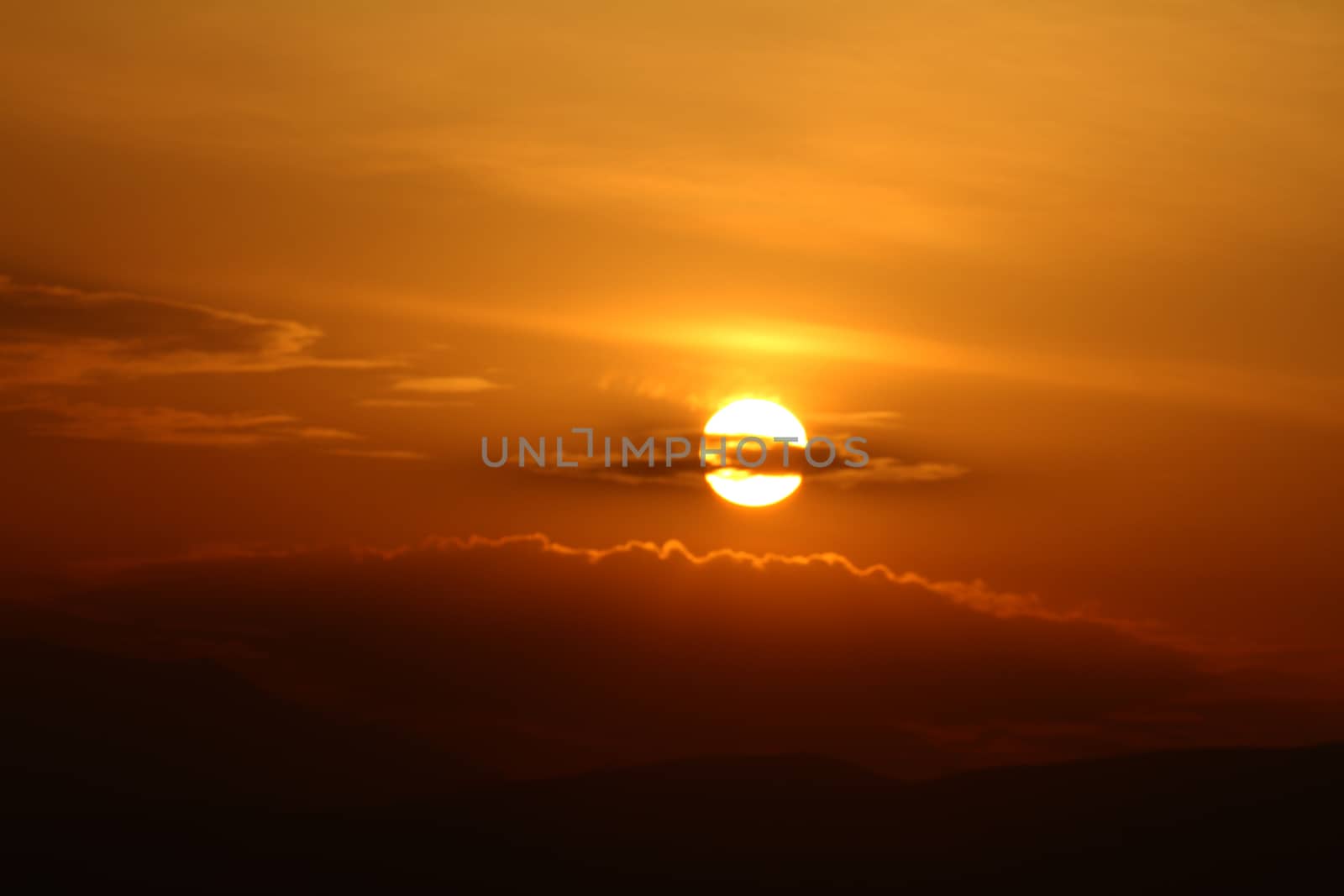 sunset, sunrise gold red pink sky landscape