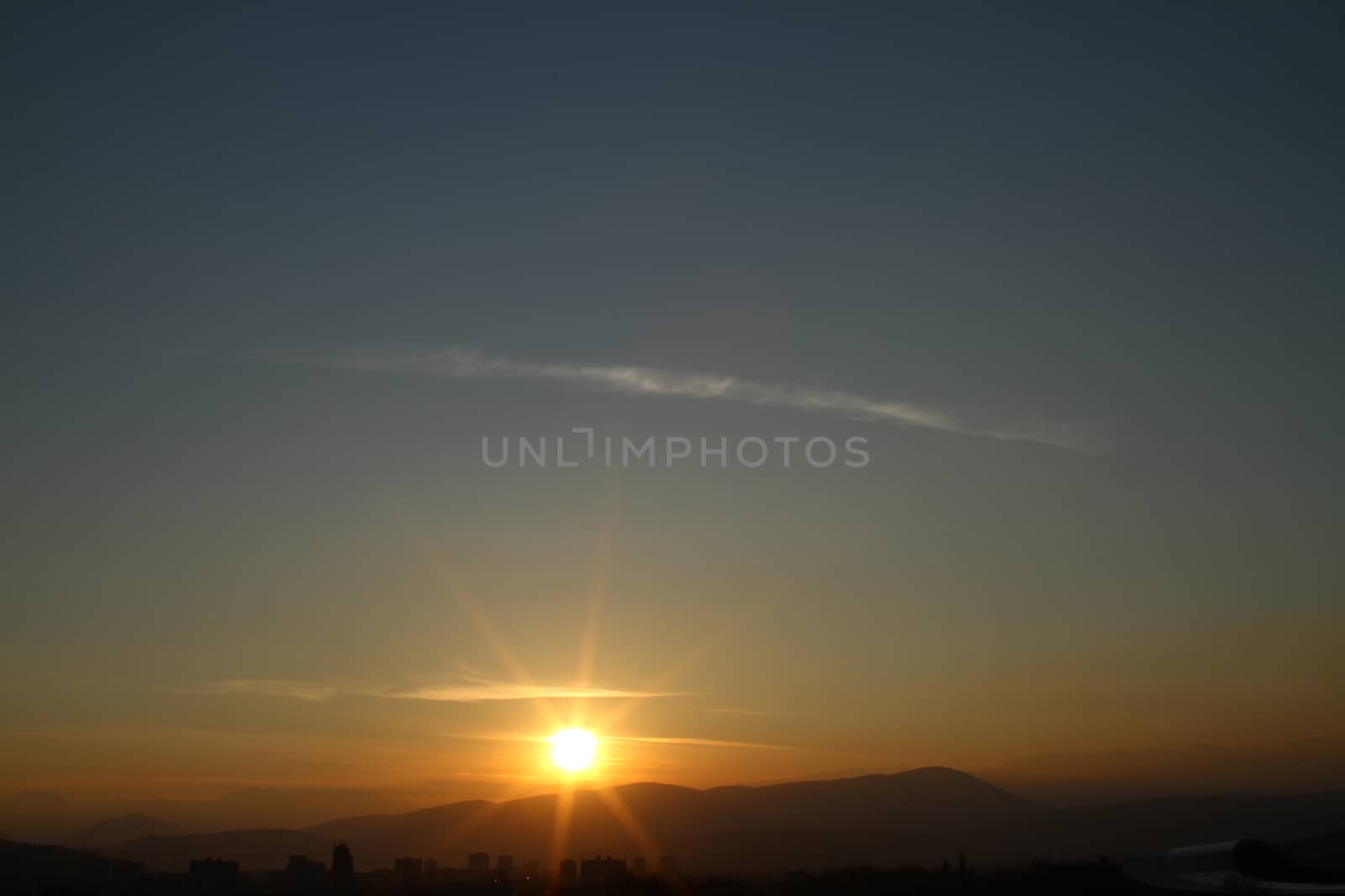 sunset, sunrise gold red pink sky landscape