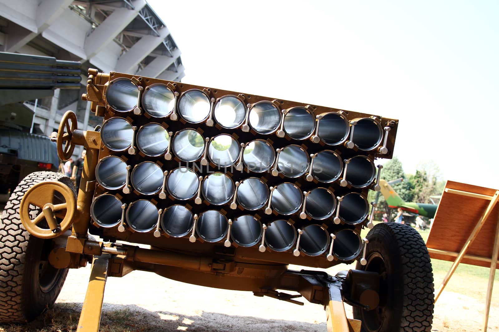 Missile weapon are shown to public as part during celebration